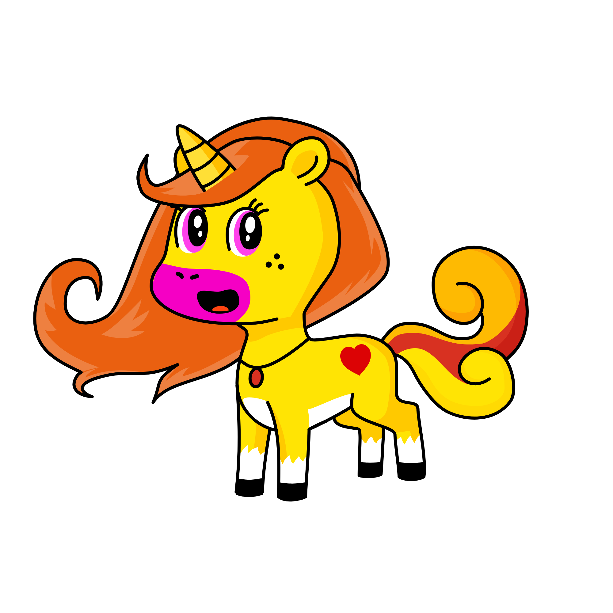Beauty, the unicorn