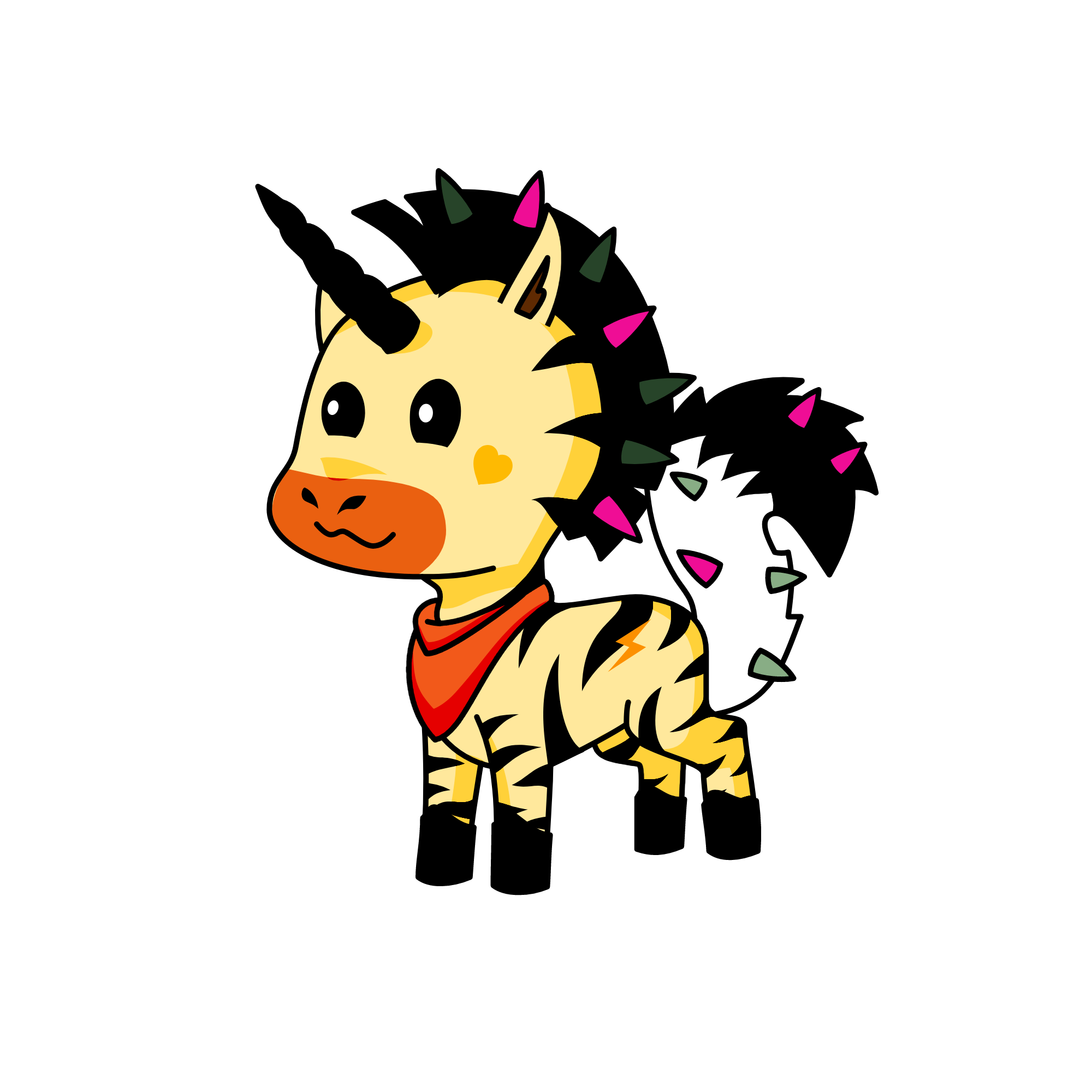 hadeely cat, the unicorn