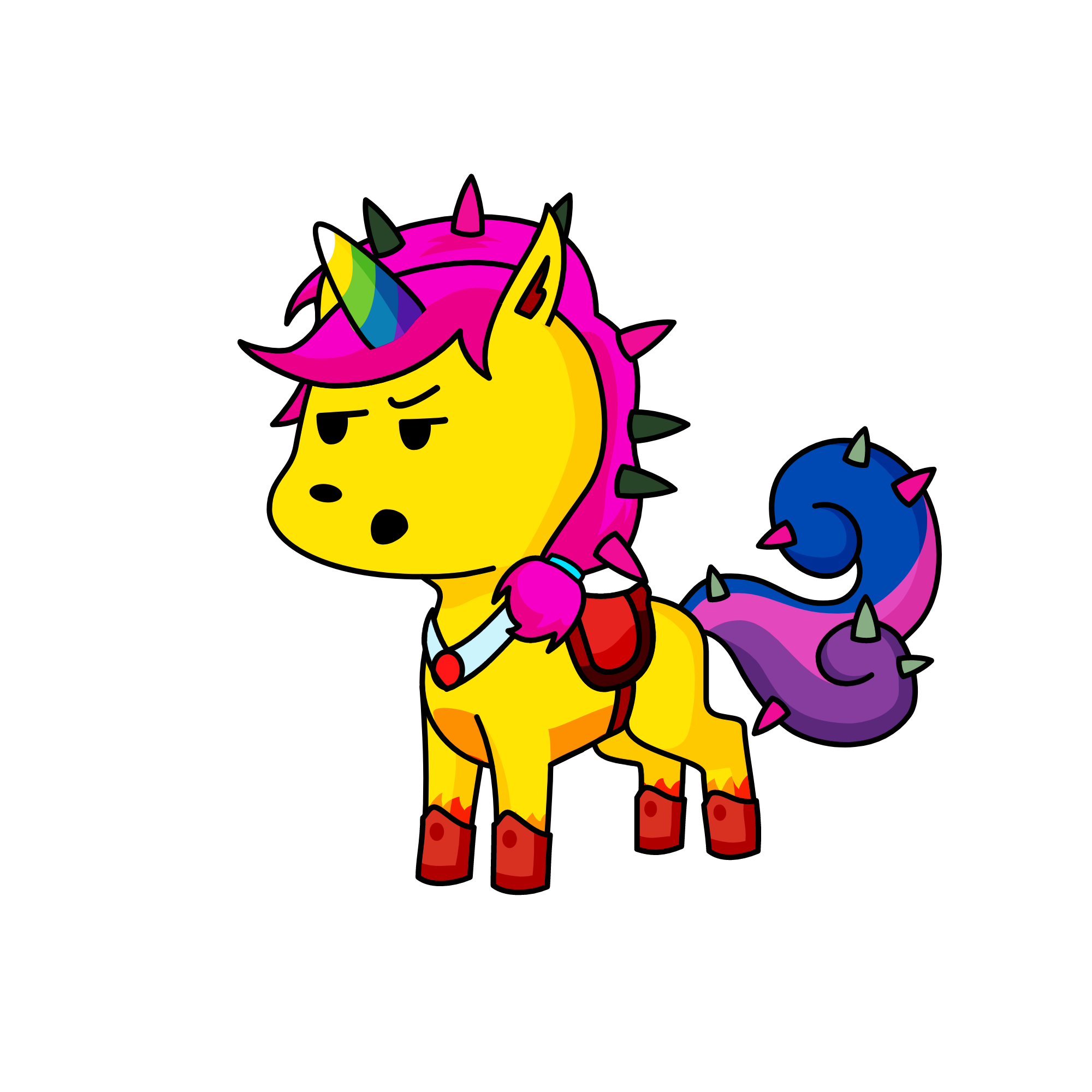 Spicky, the unicorn