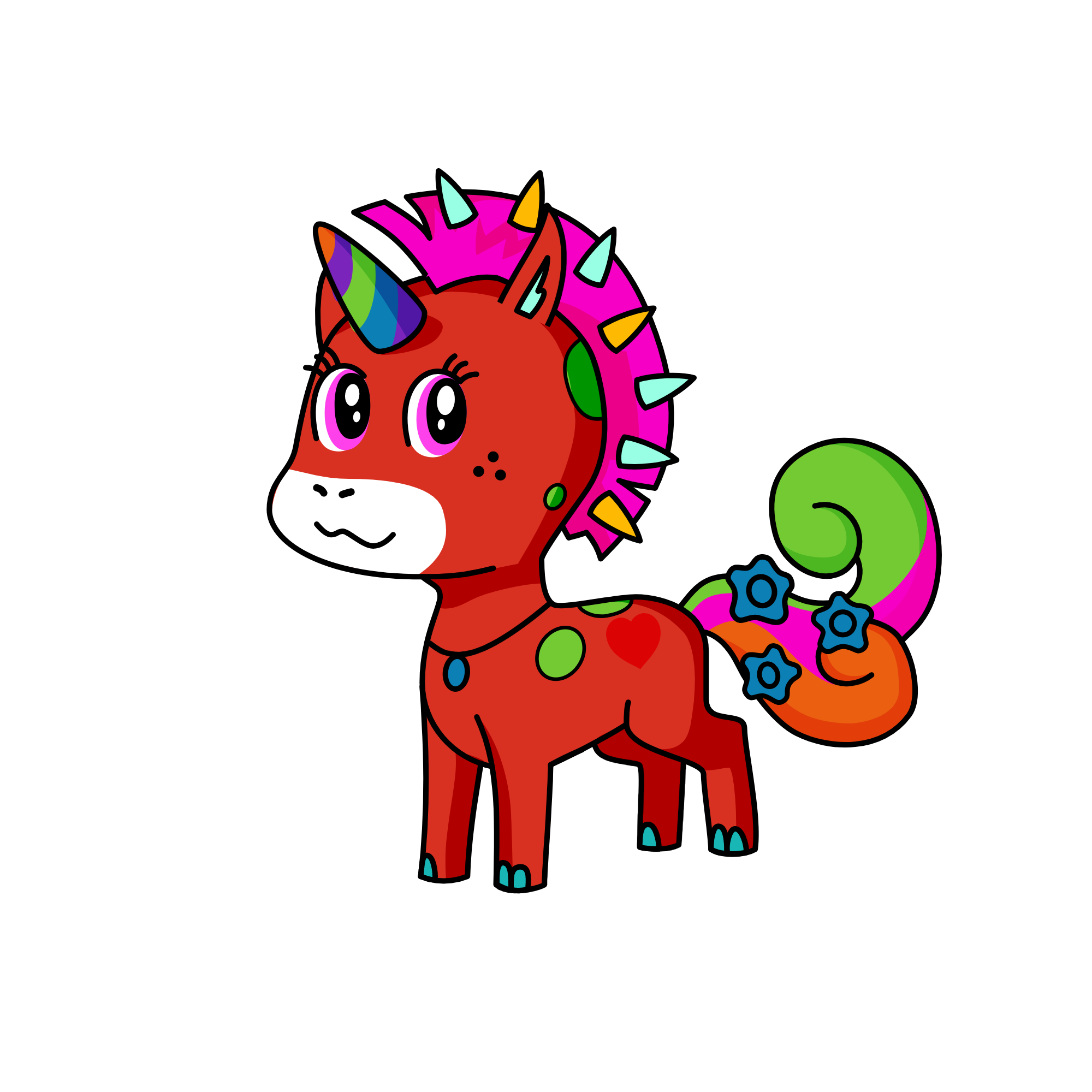 Lill Unis, the unicorn