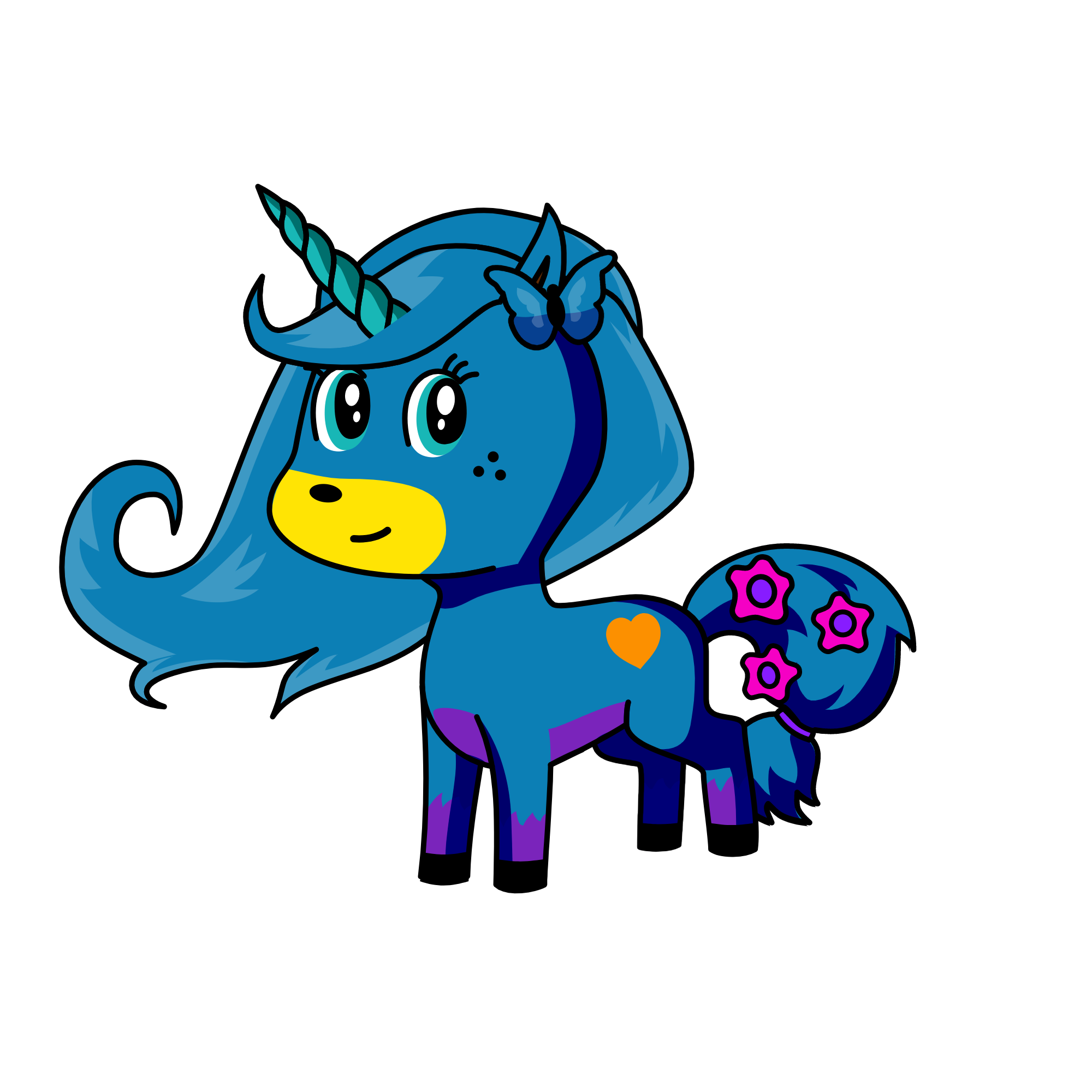 Sky, the unicorn