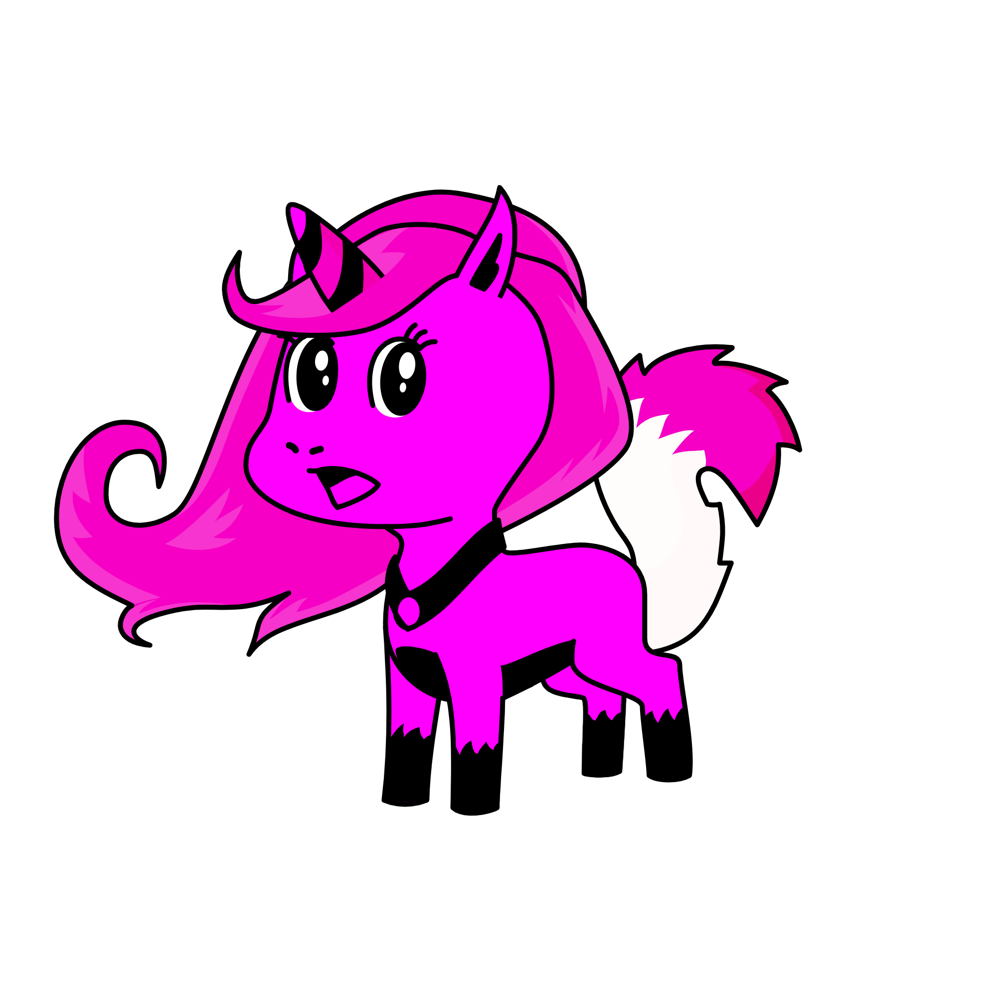 rose, the unicorn