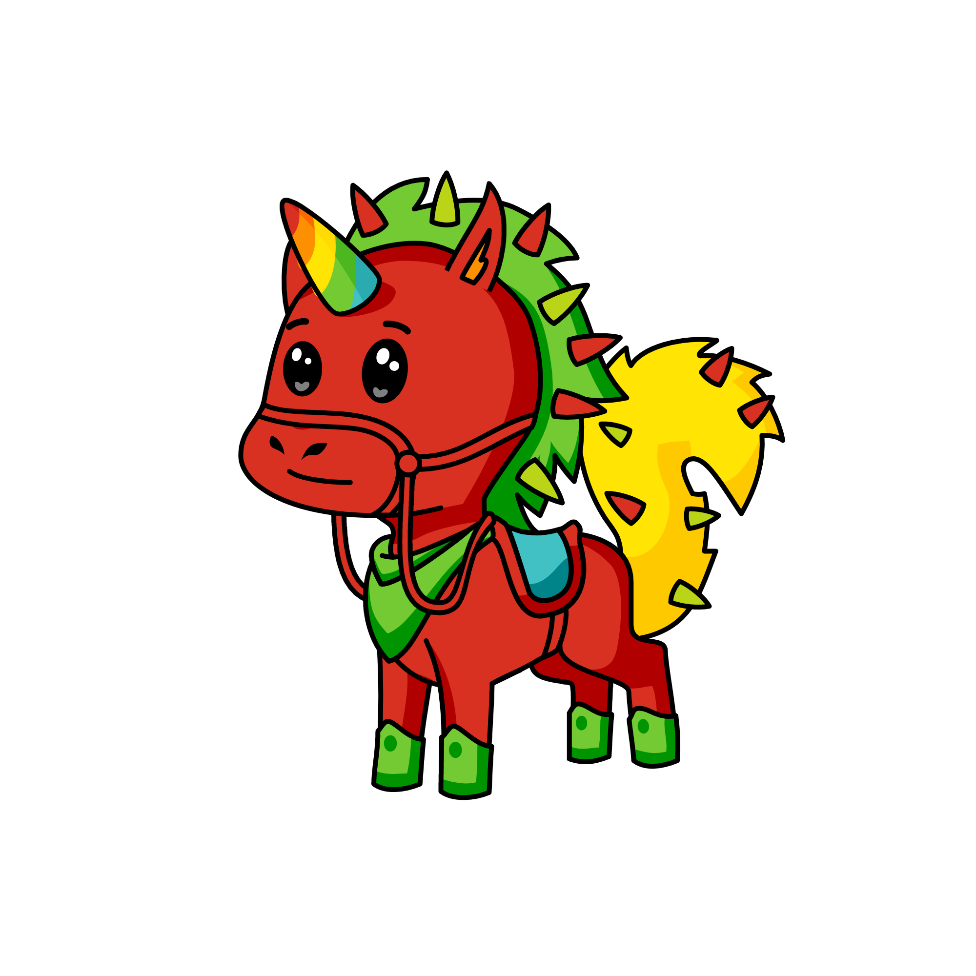 spikey, the unicorn