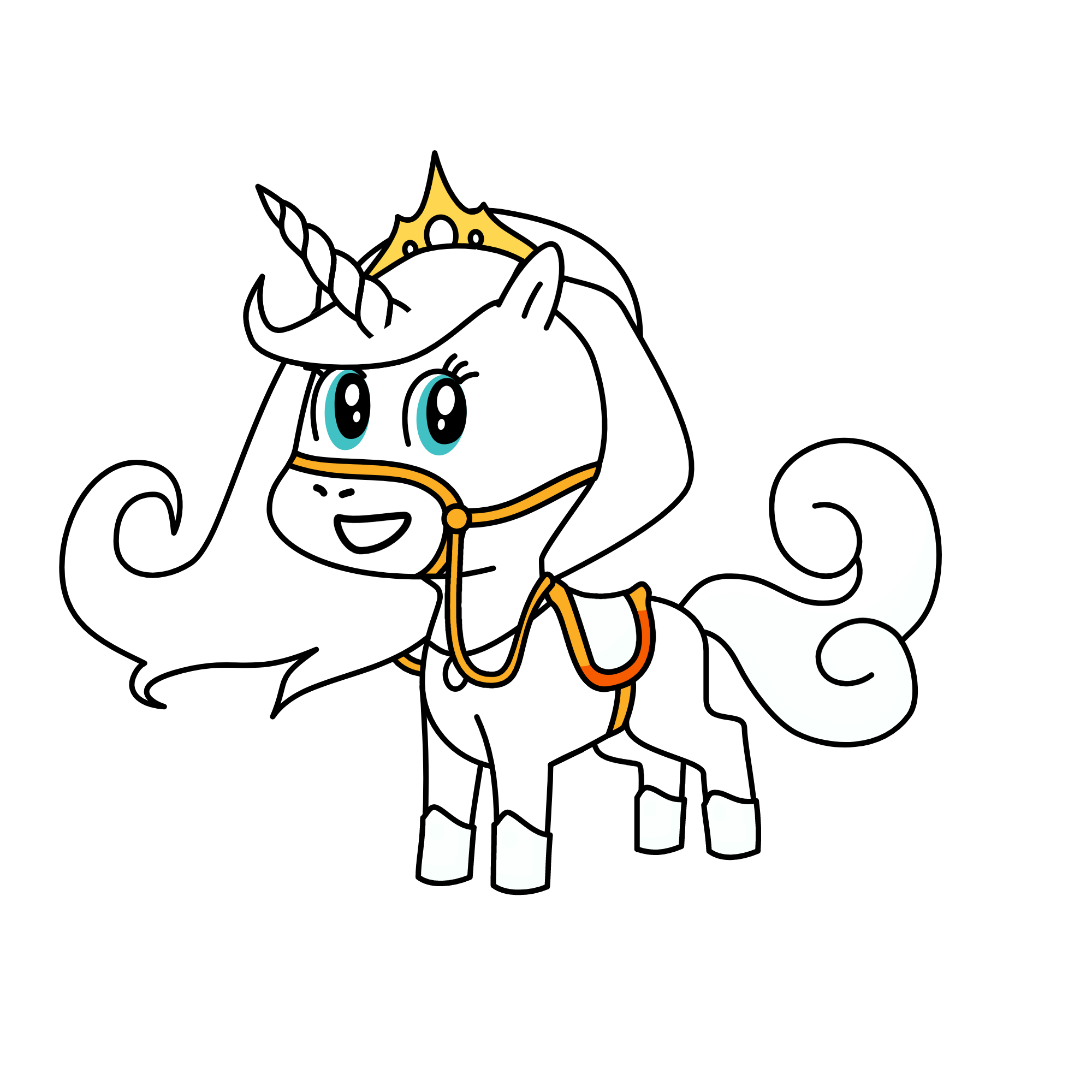 Floco de Neve, the unicorn