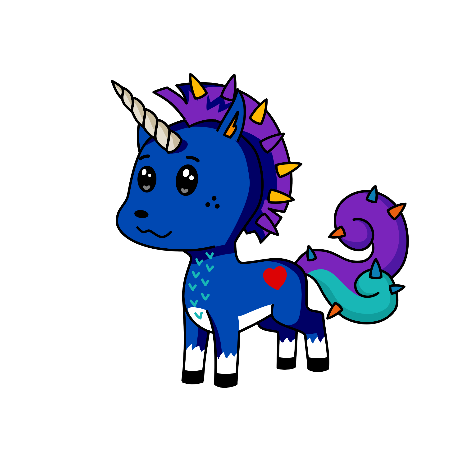 spike, the unicorn