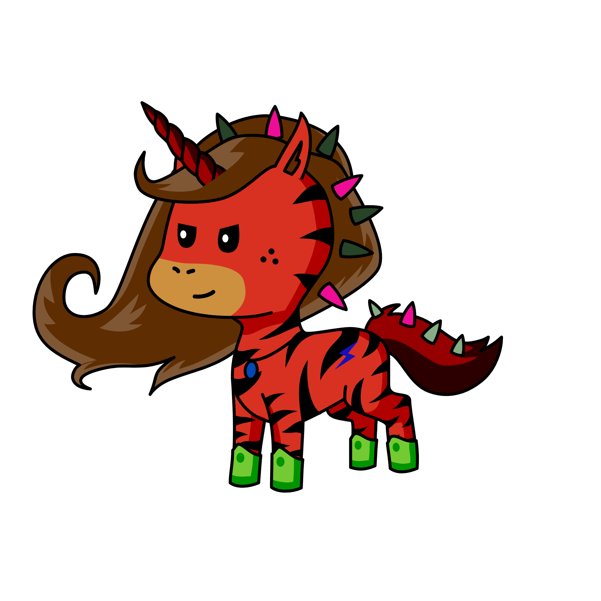 run, the unicorn