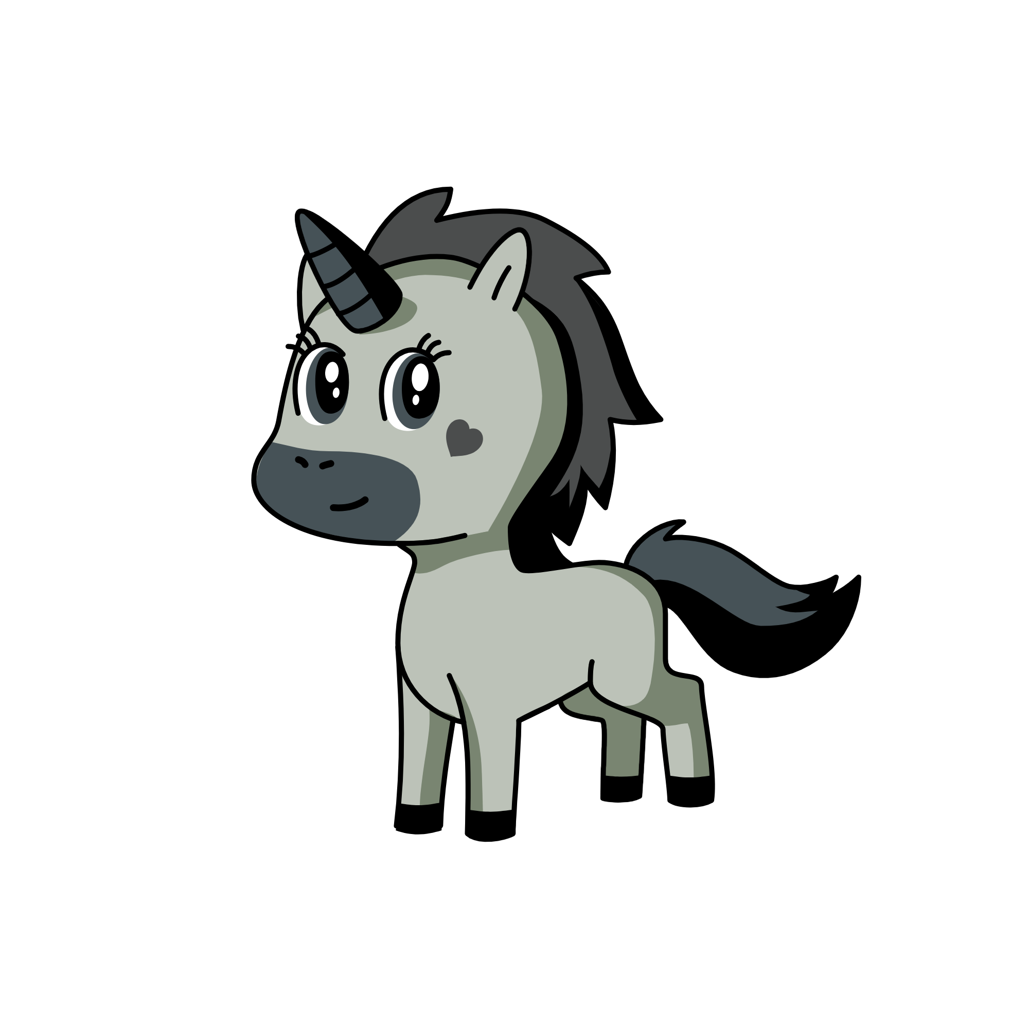 Shadow, the unicorn