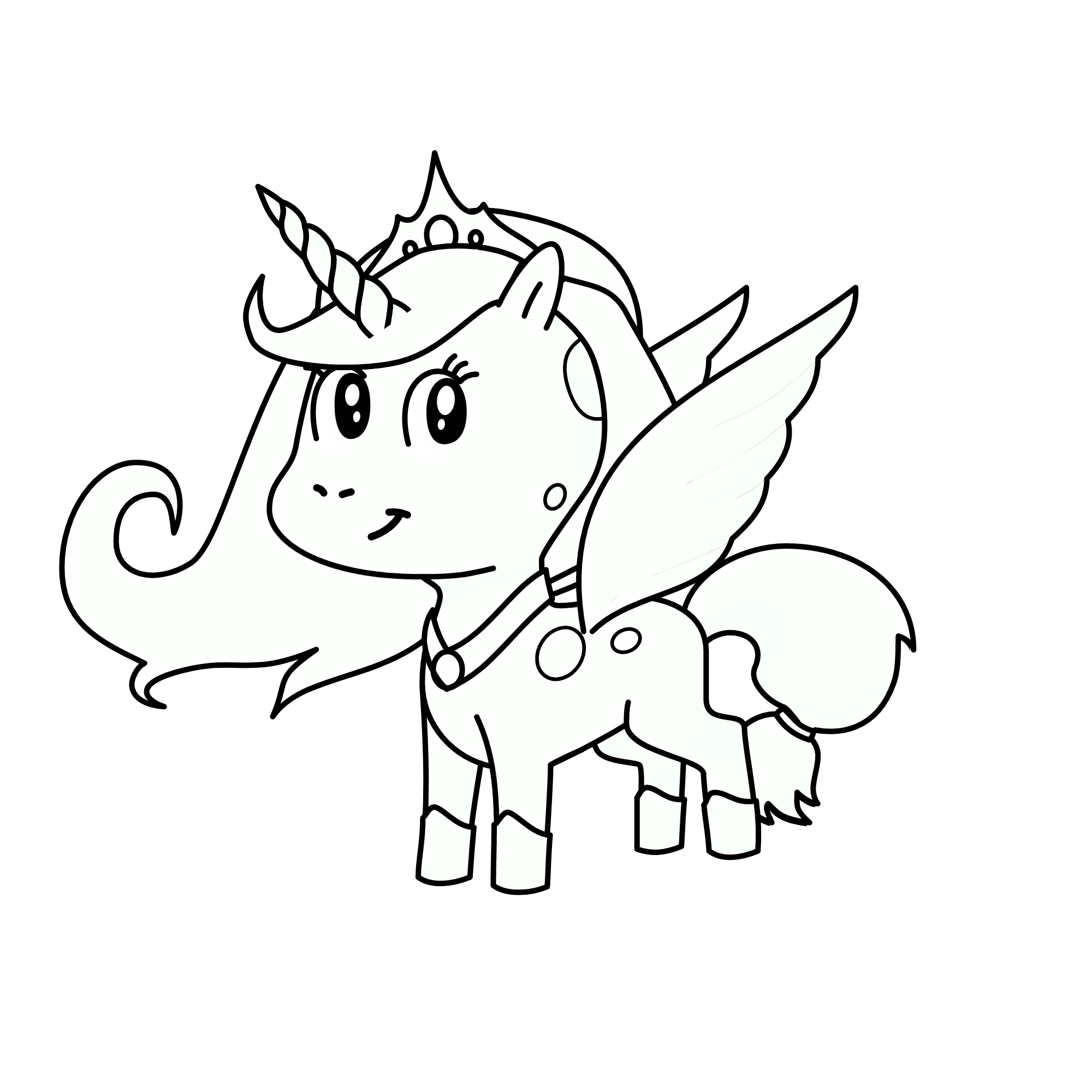 Rainha dos flocos de neve , the unicorn