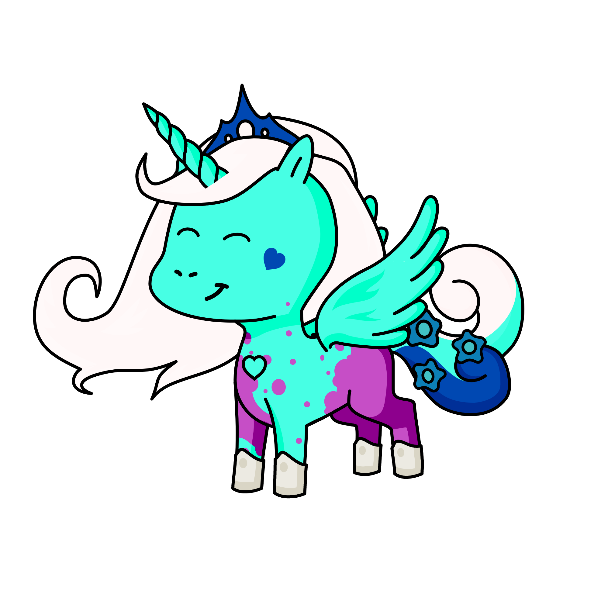 Sky, the unicorn