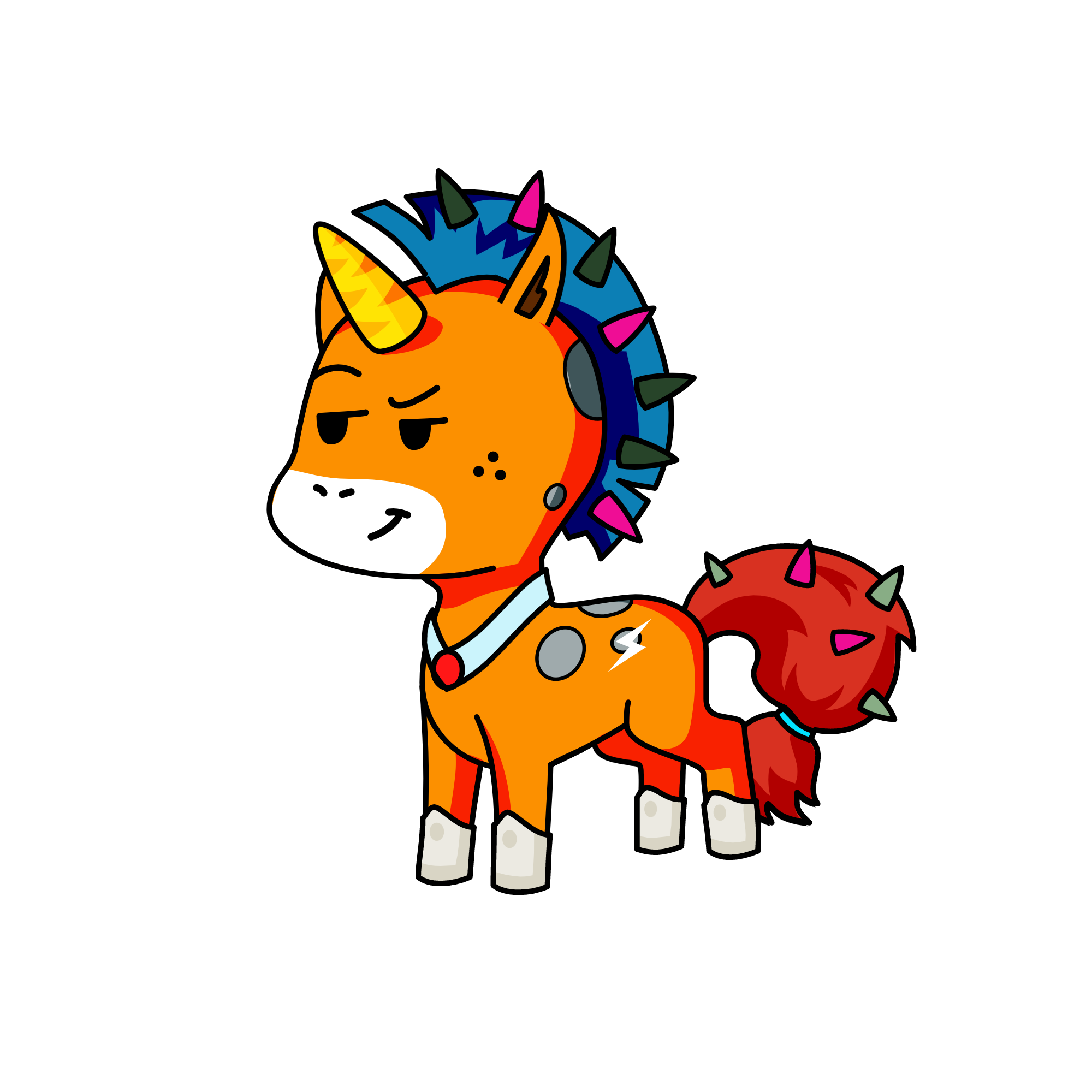 lighting dash, the unicorn