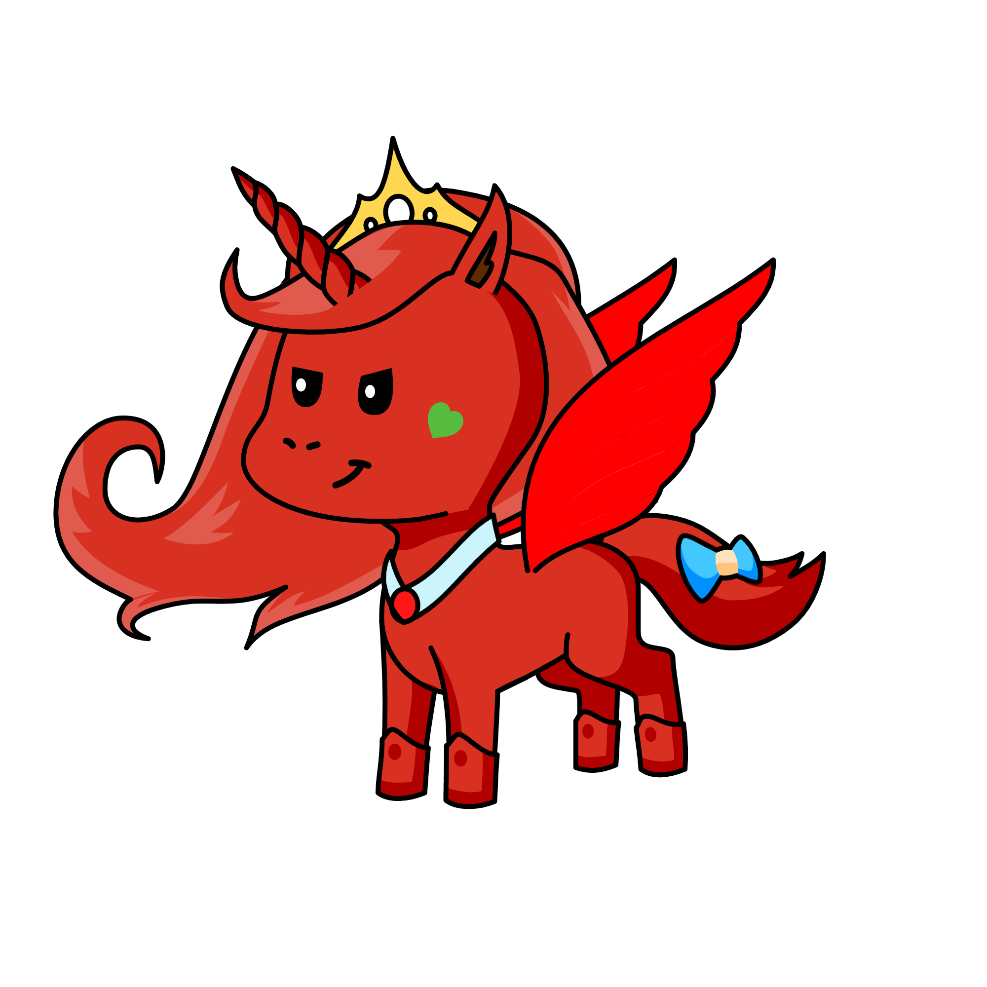 princess fire dessert, the unicorn