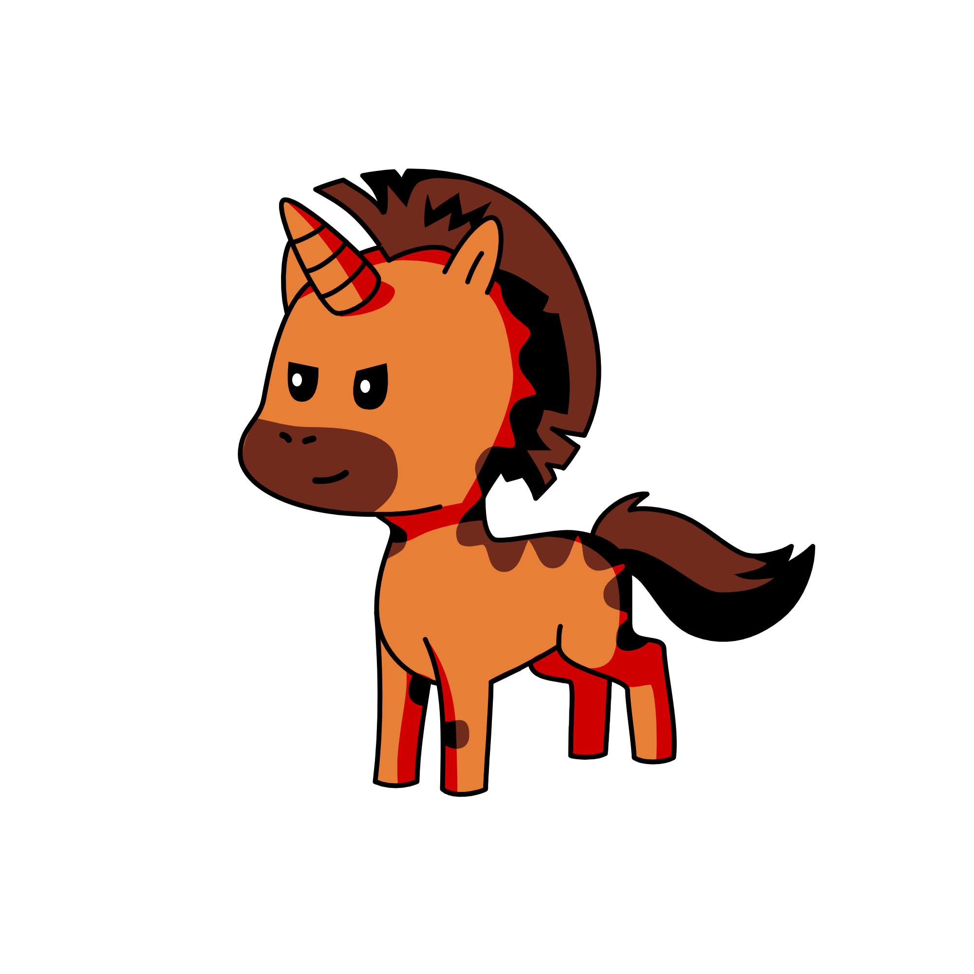 Bacon, the unicorn