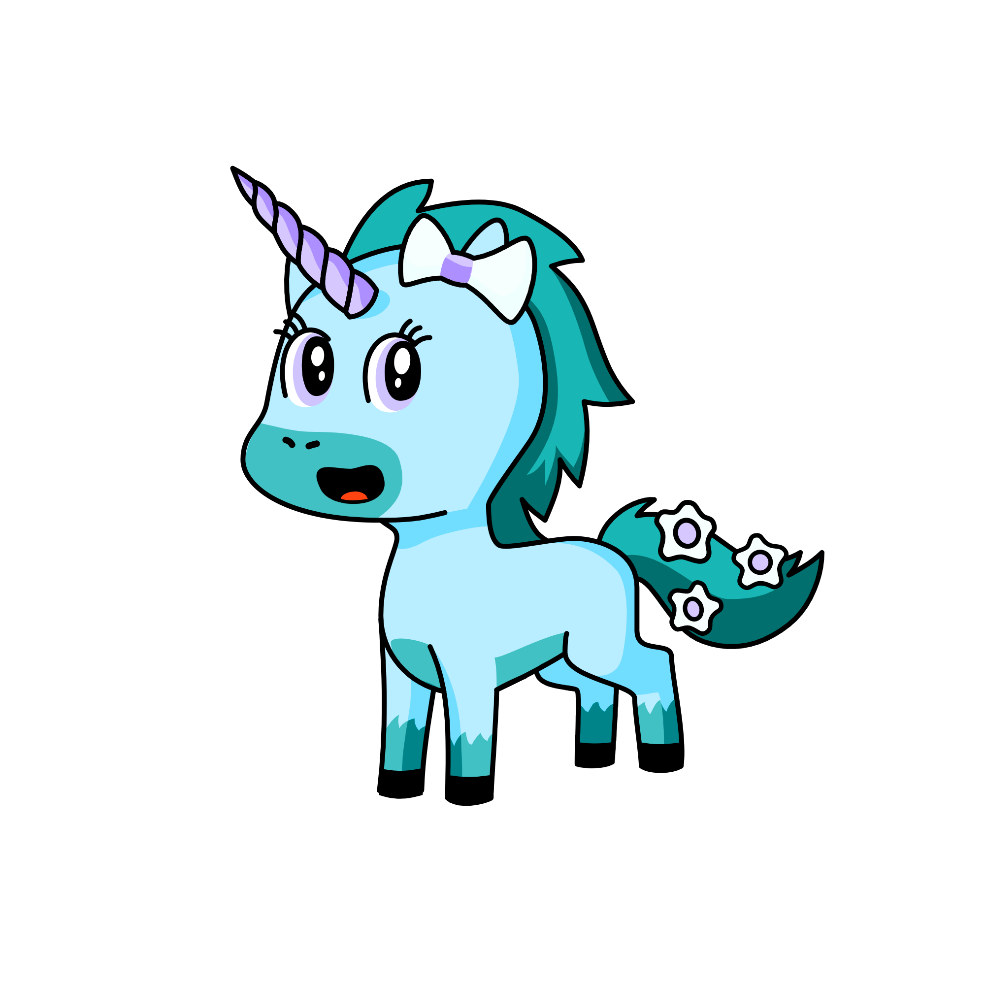 Snowanna, the unicorn