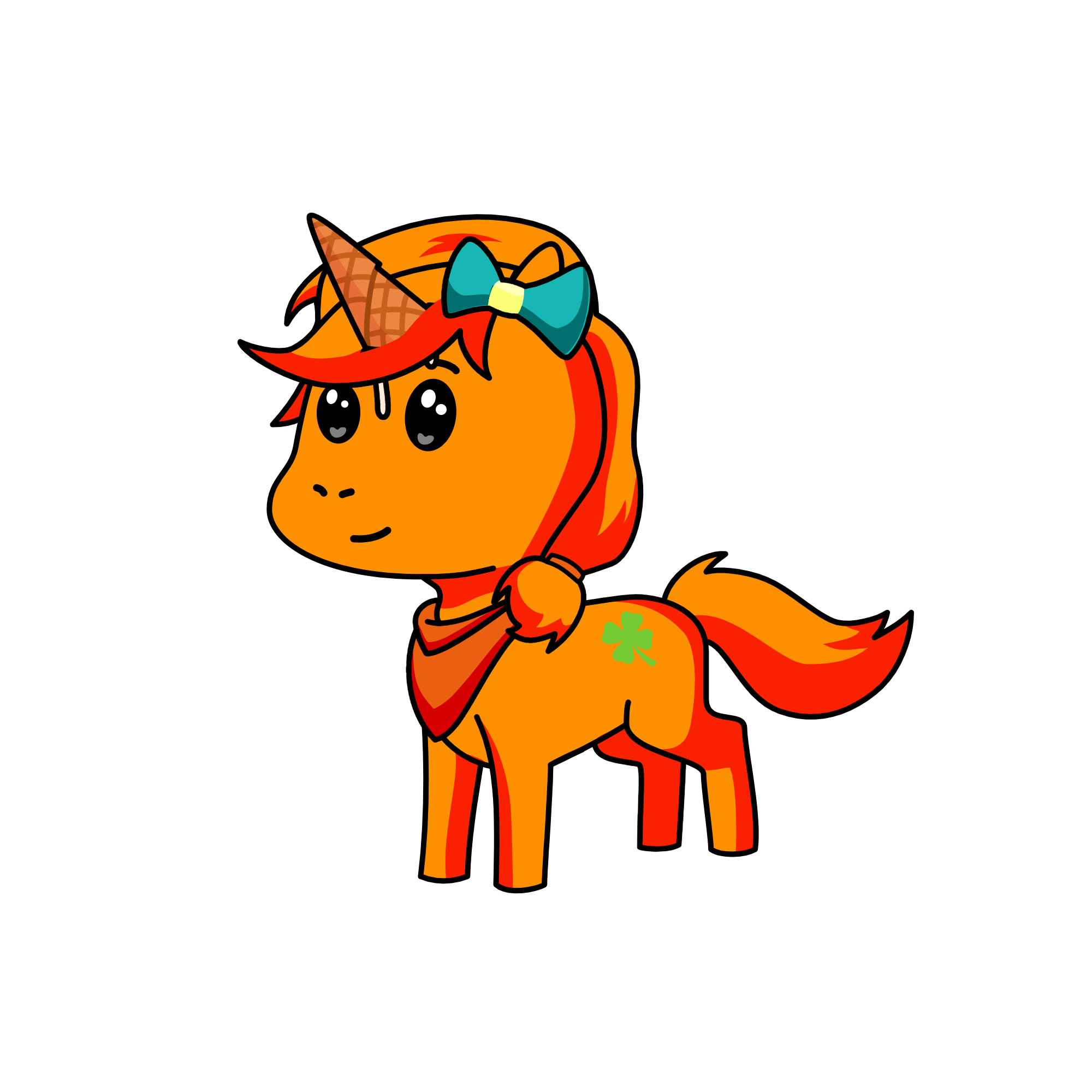 apple jack accident horn from twlight's spell, the unicorn