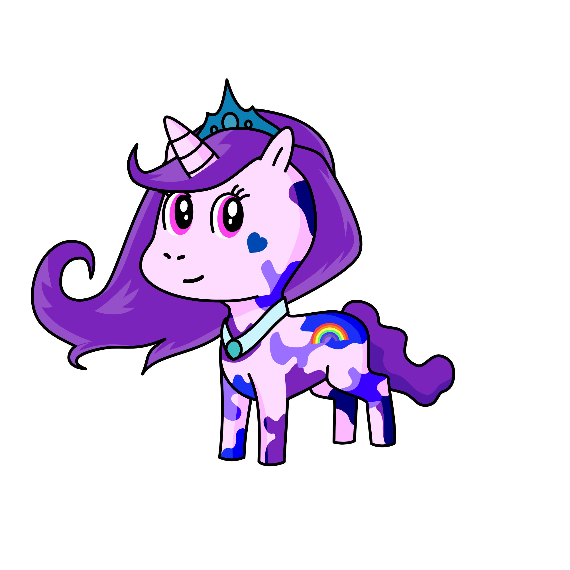 Super royal Dazzle qween, the unicorn