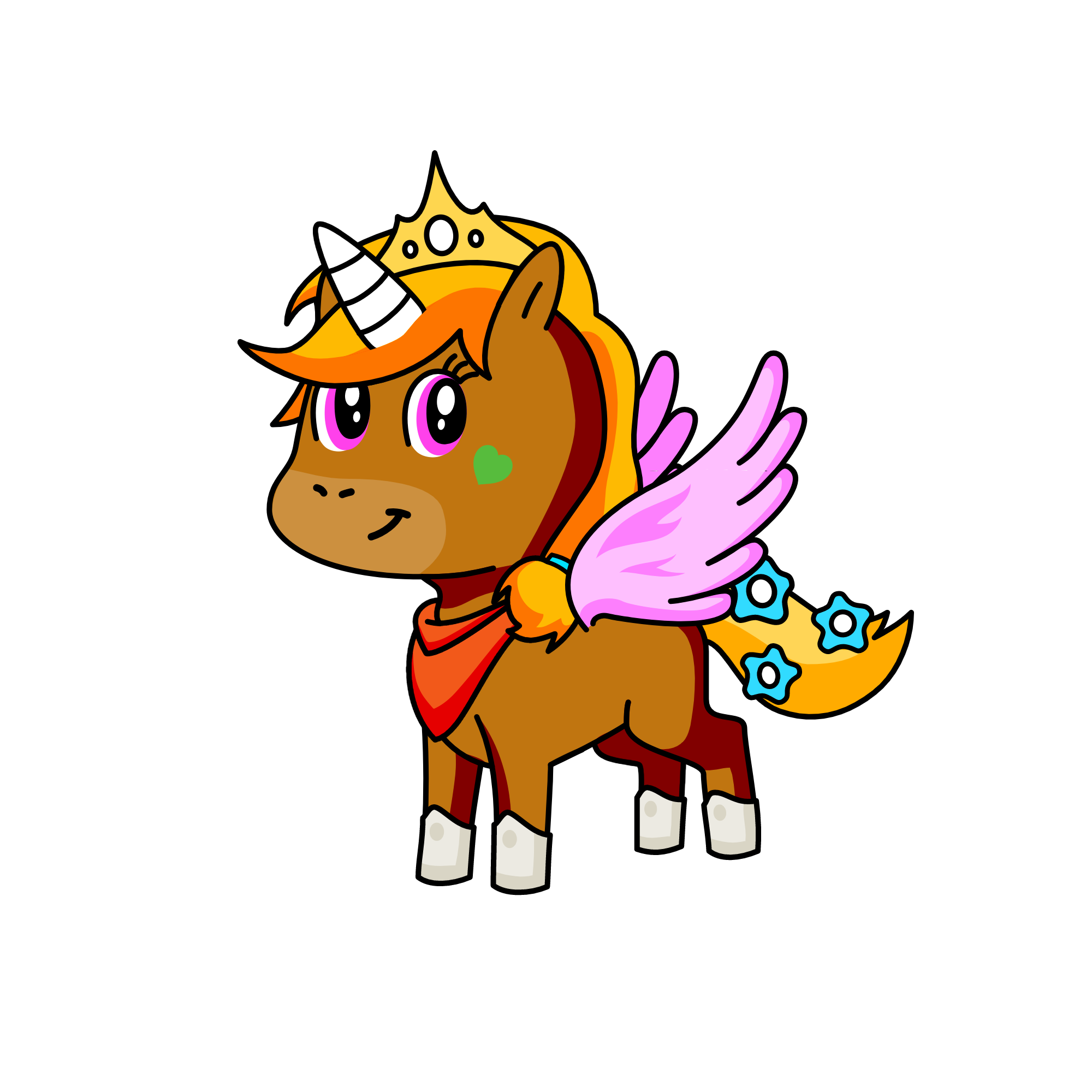 princess apple jack, the unicorn