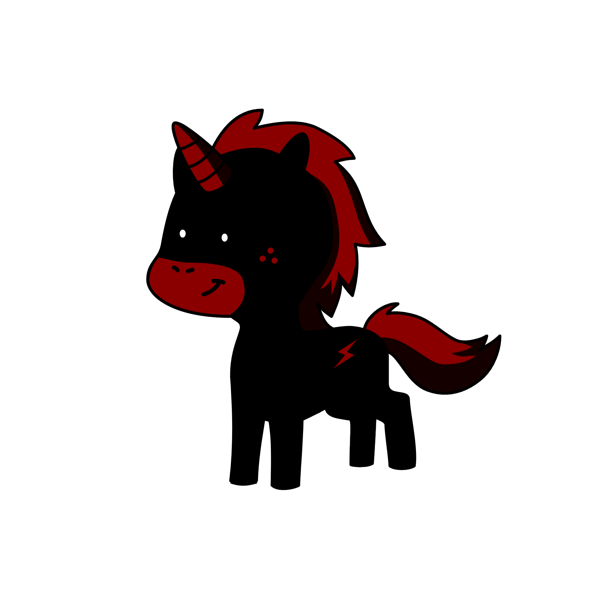 dark shadow sluge!, the unicorn