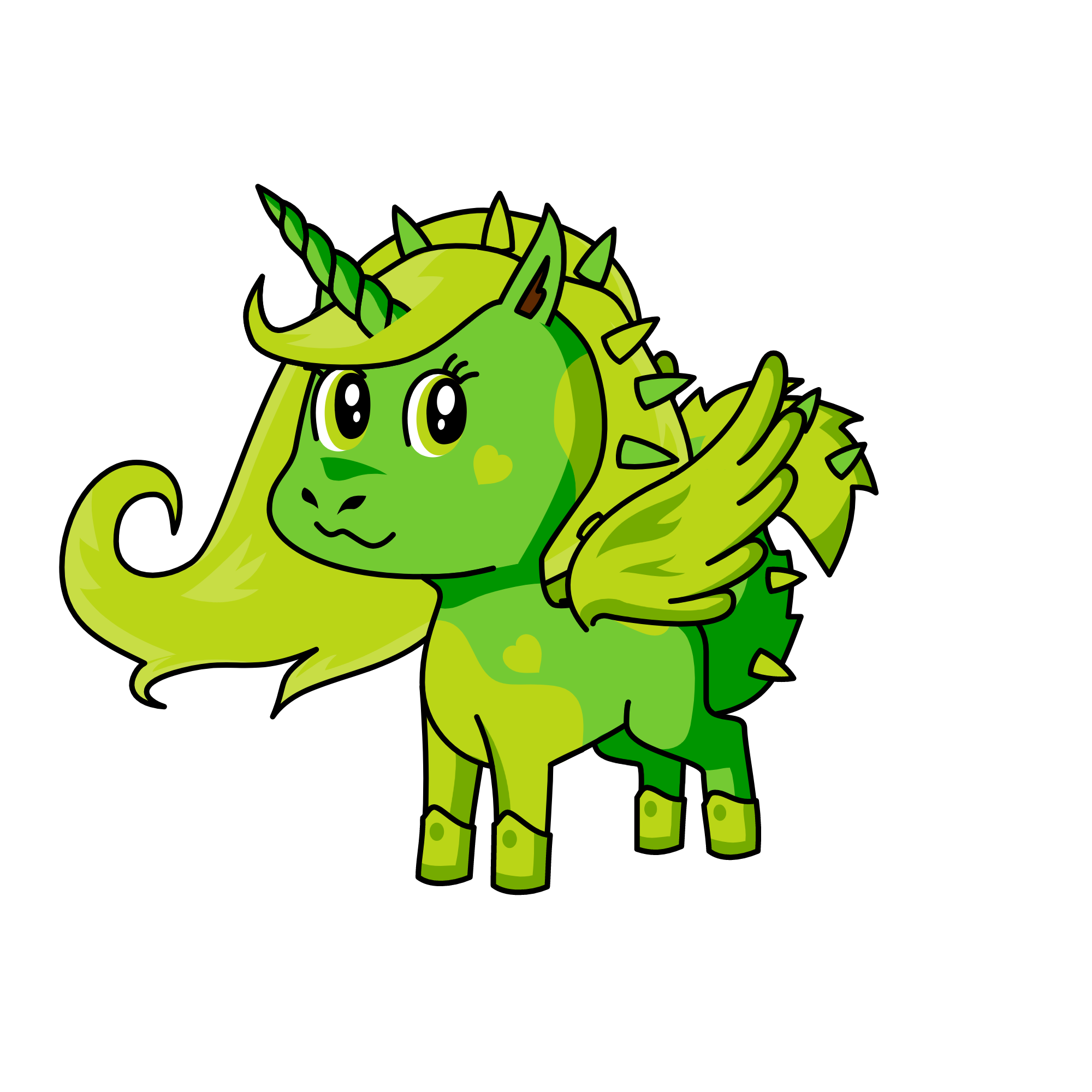greeni, the unicorn