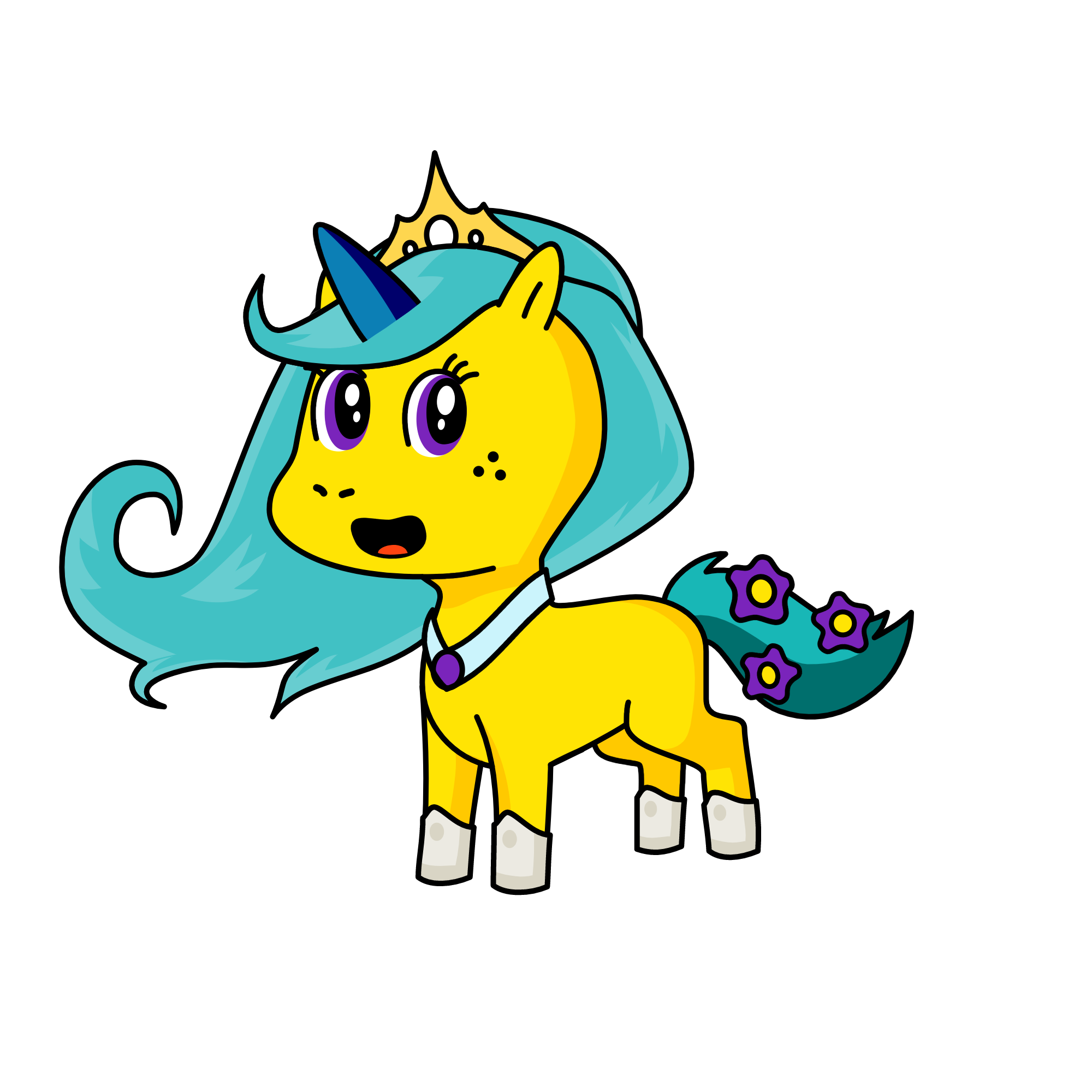 Moonflower , the unicorn