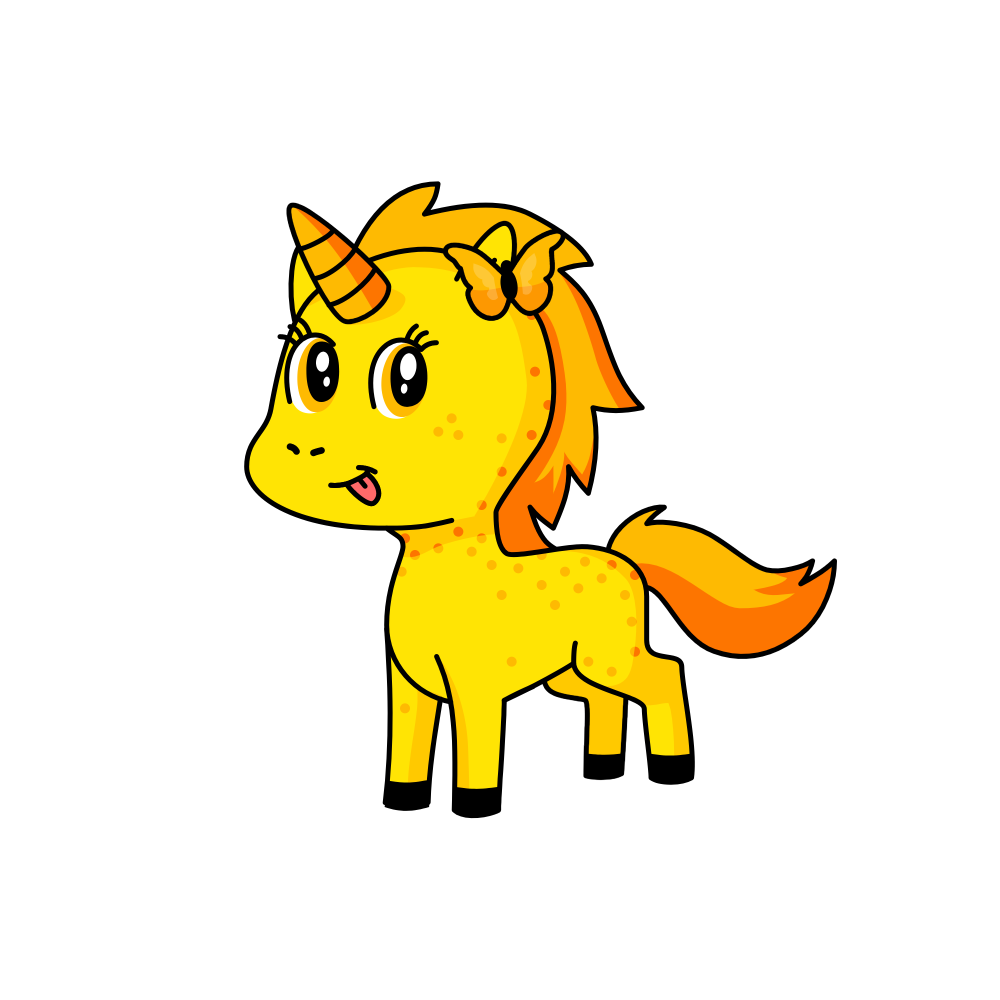Butter, the unicorn