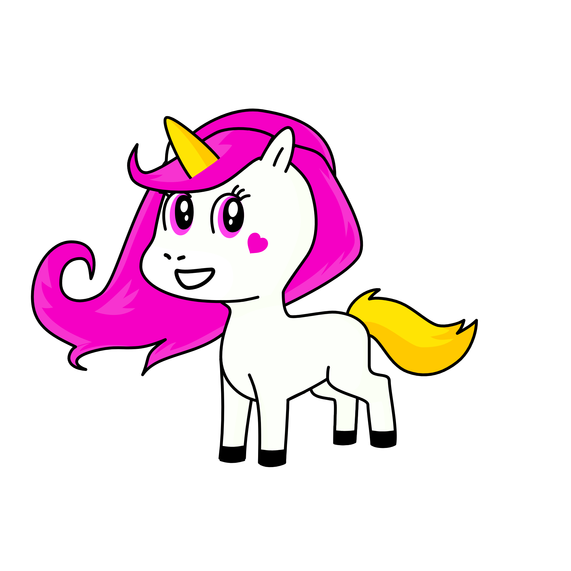 the unicorn which was on my dress, the unicorn