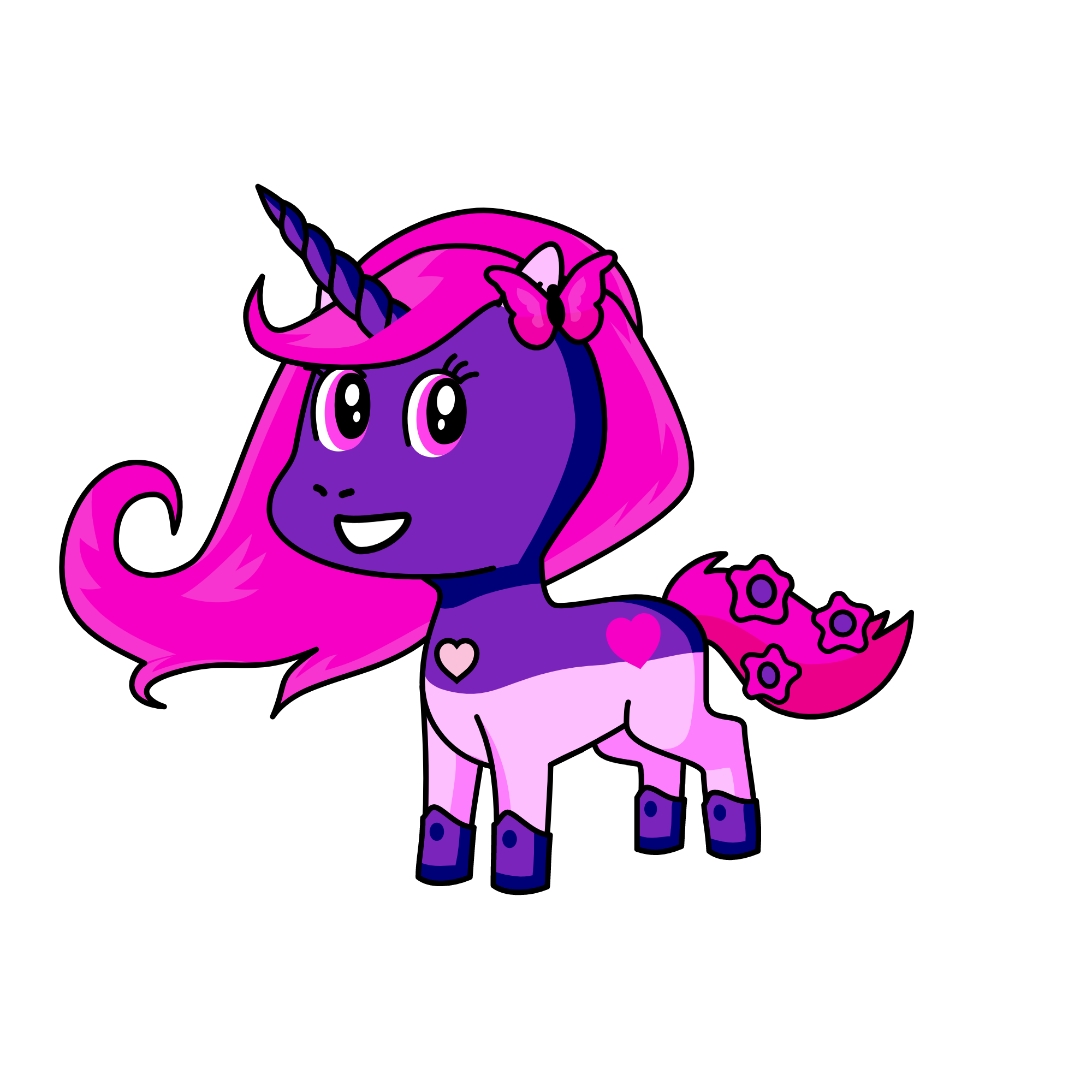 pinky, the unicorn