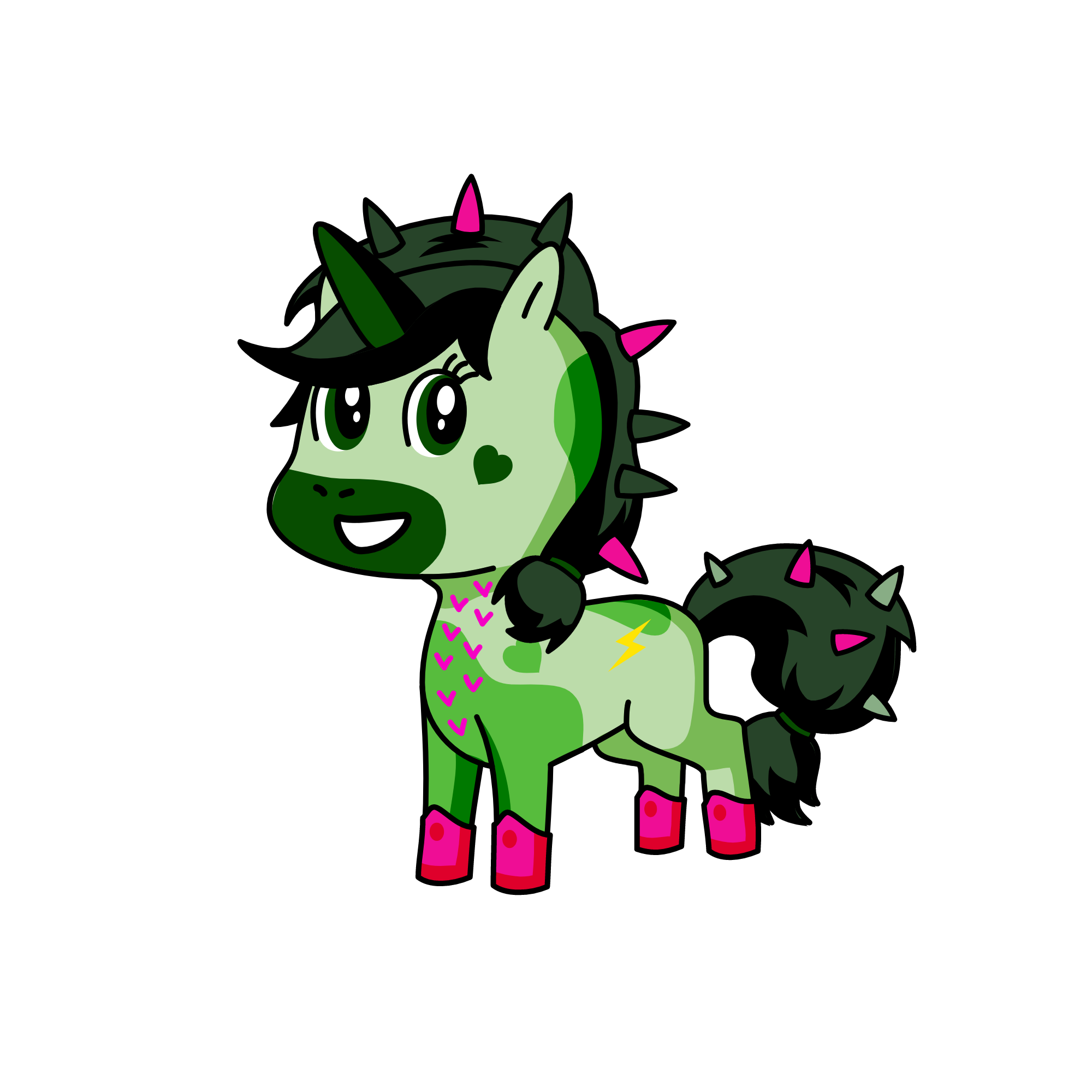 green-we-go, the unicorn