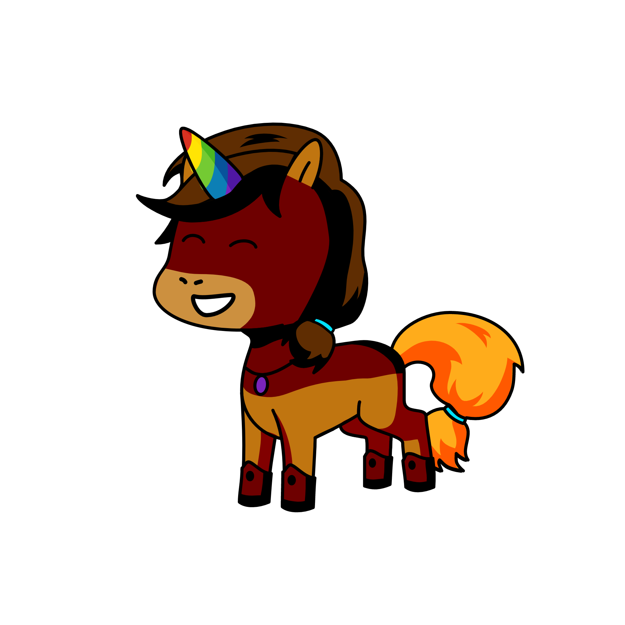 Disco D, the unicorn
