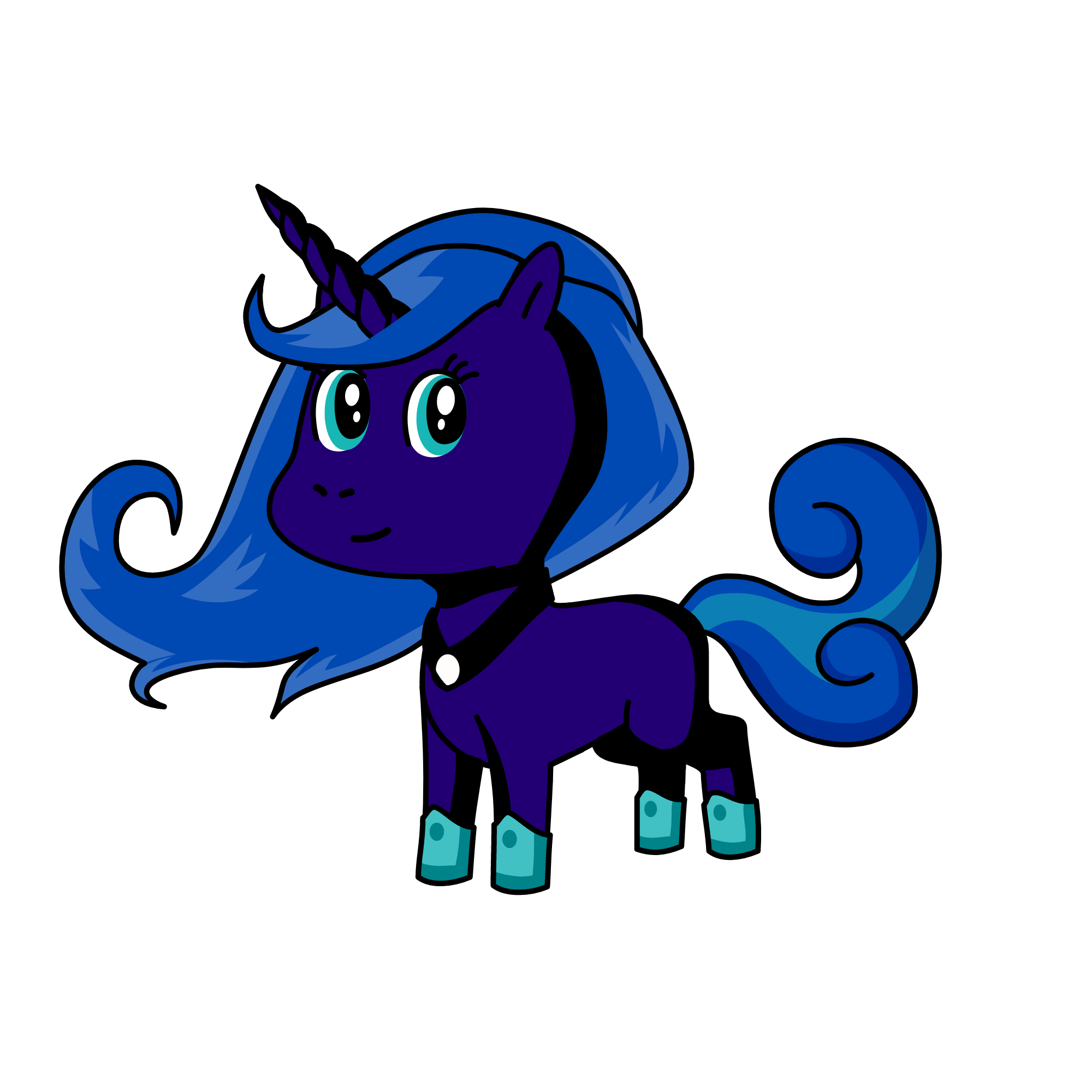 Princess Luna, the unicorn