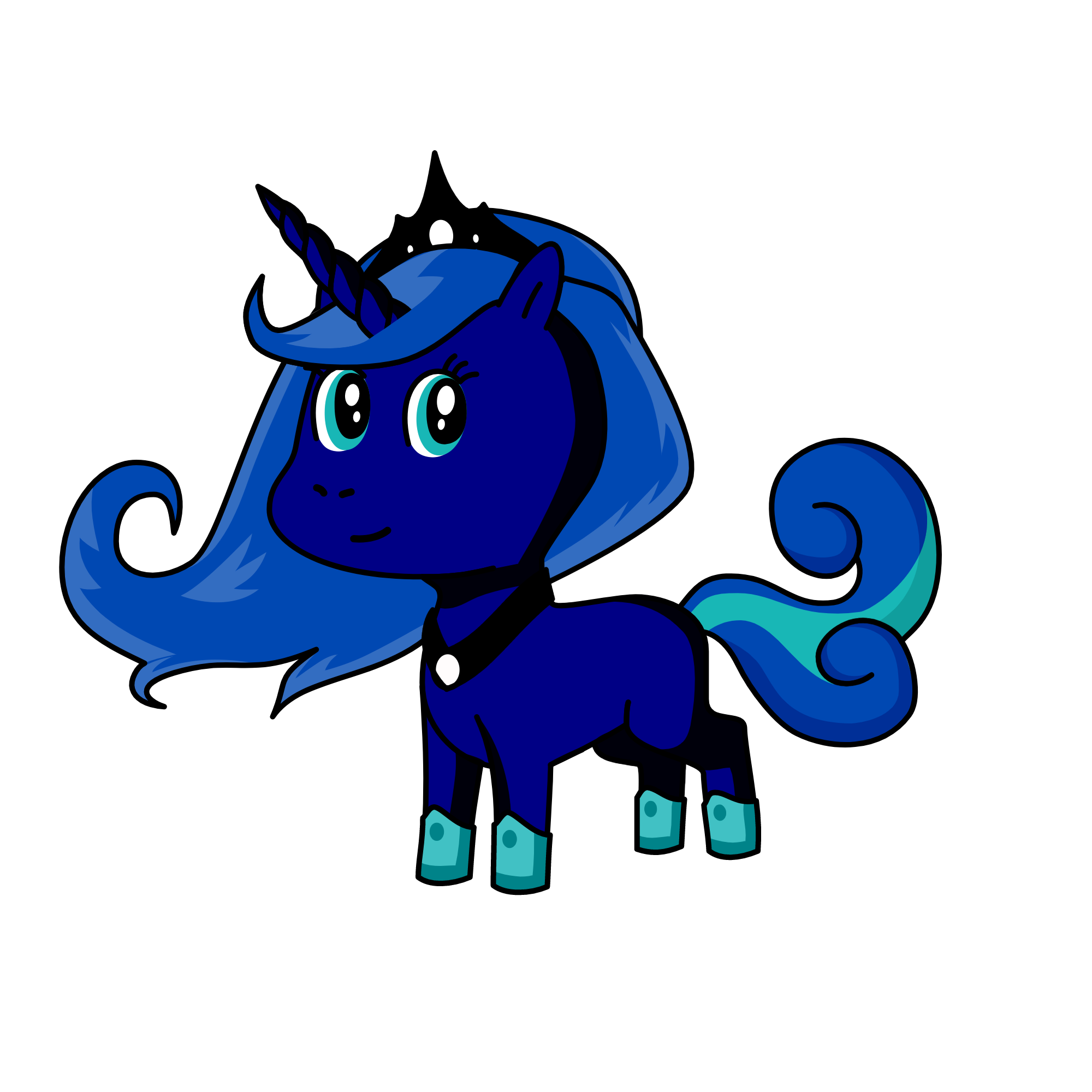 Princess Luna, the unicorn