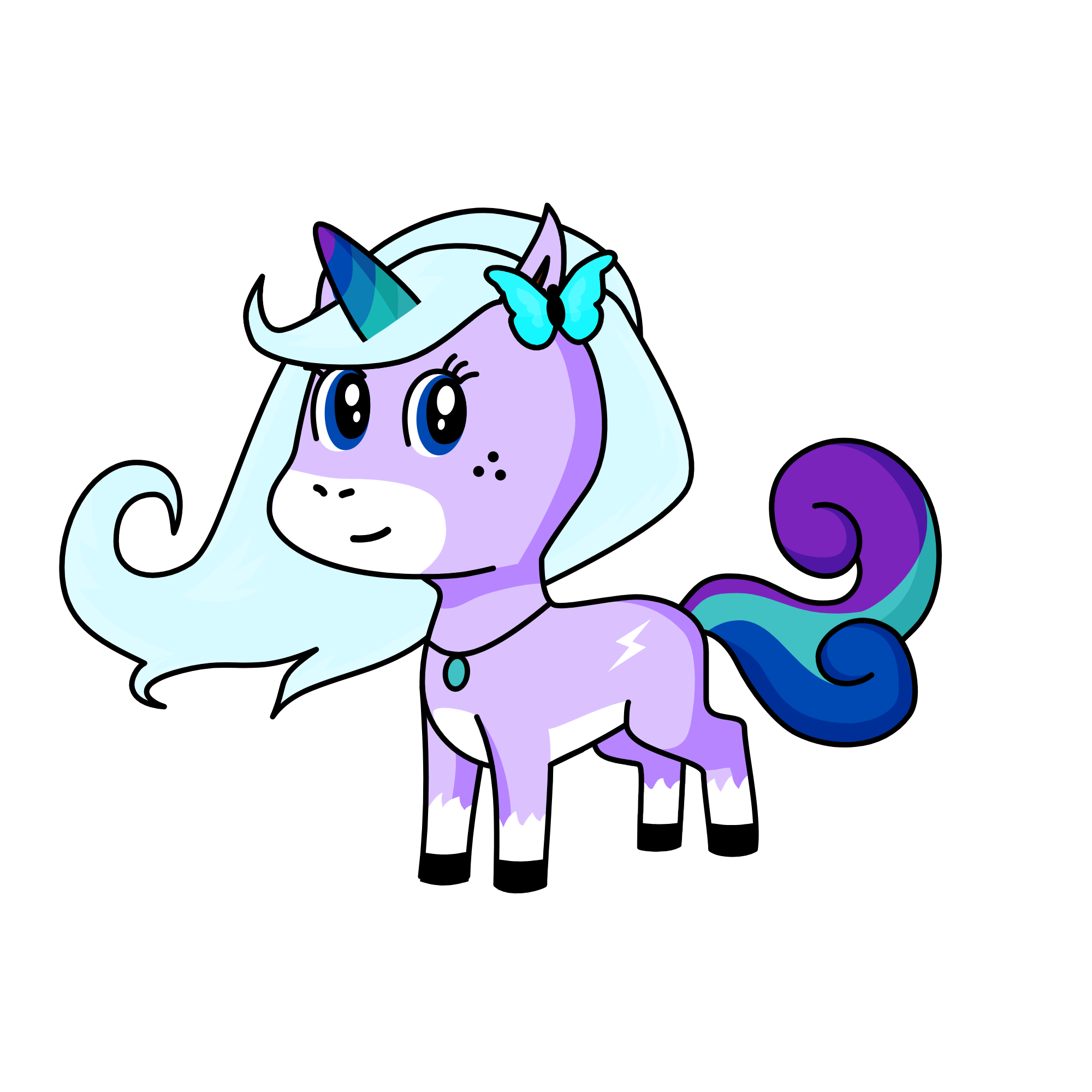 candy, the unicorn
