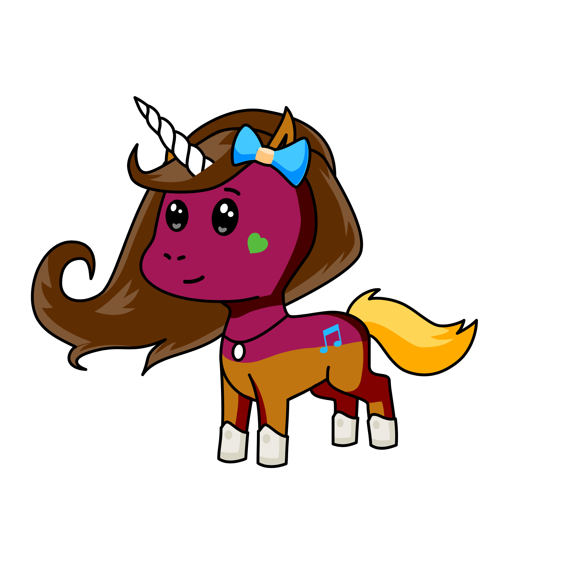 Vivian, the unicorn