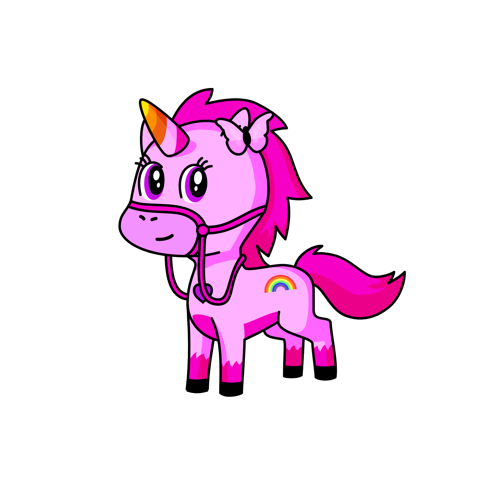 Arcobaleno, the unicorn