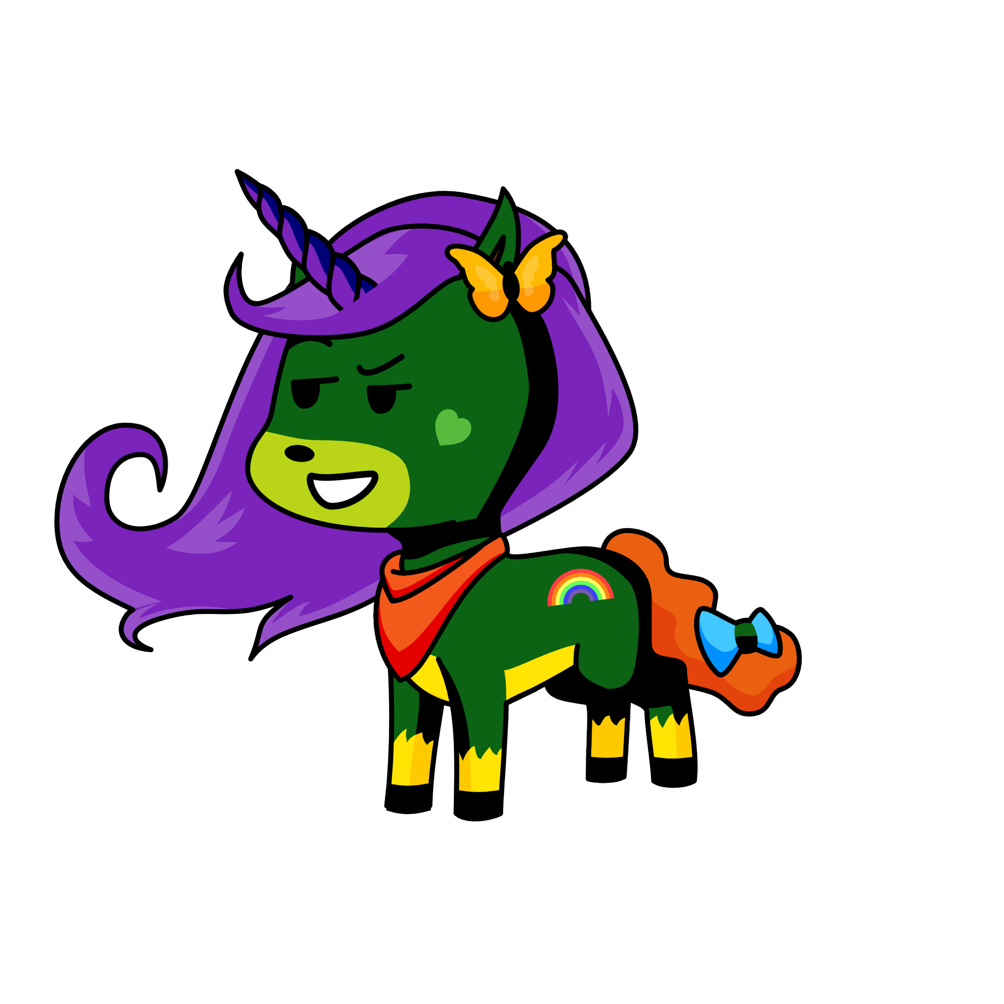 Panteric, the unicorn