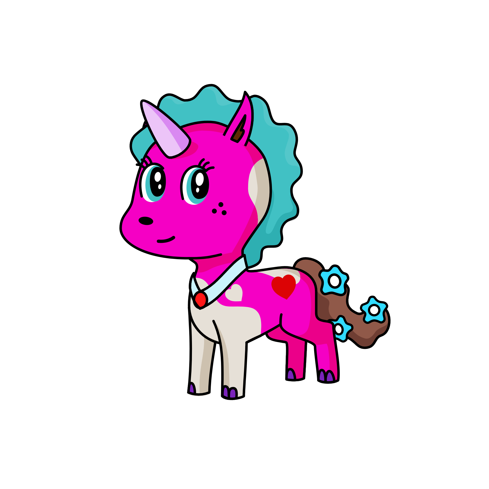 Colorfulacorn, the unicorn