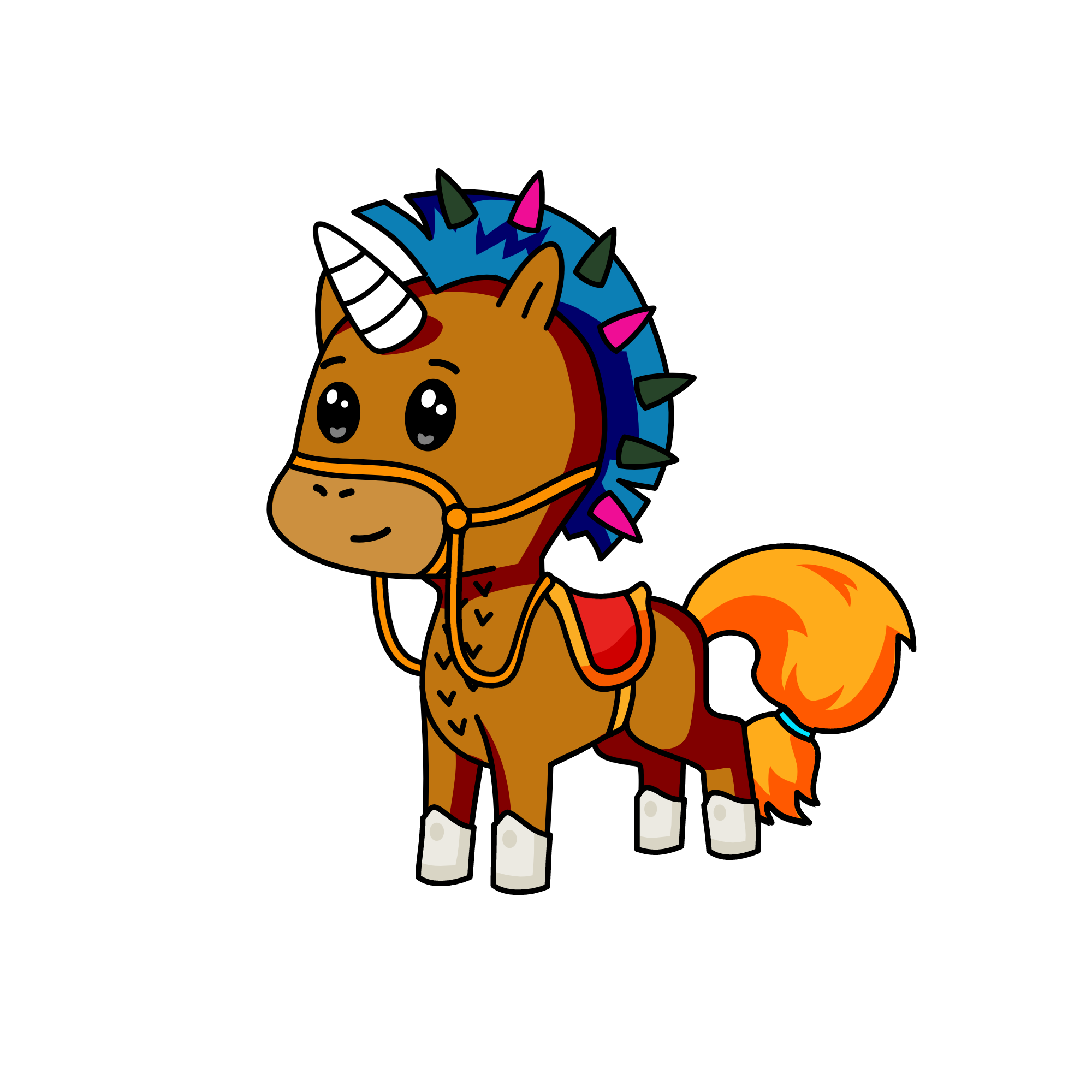 123, the unicorn
