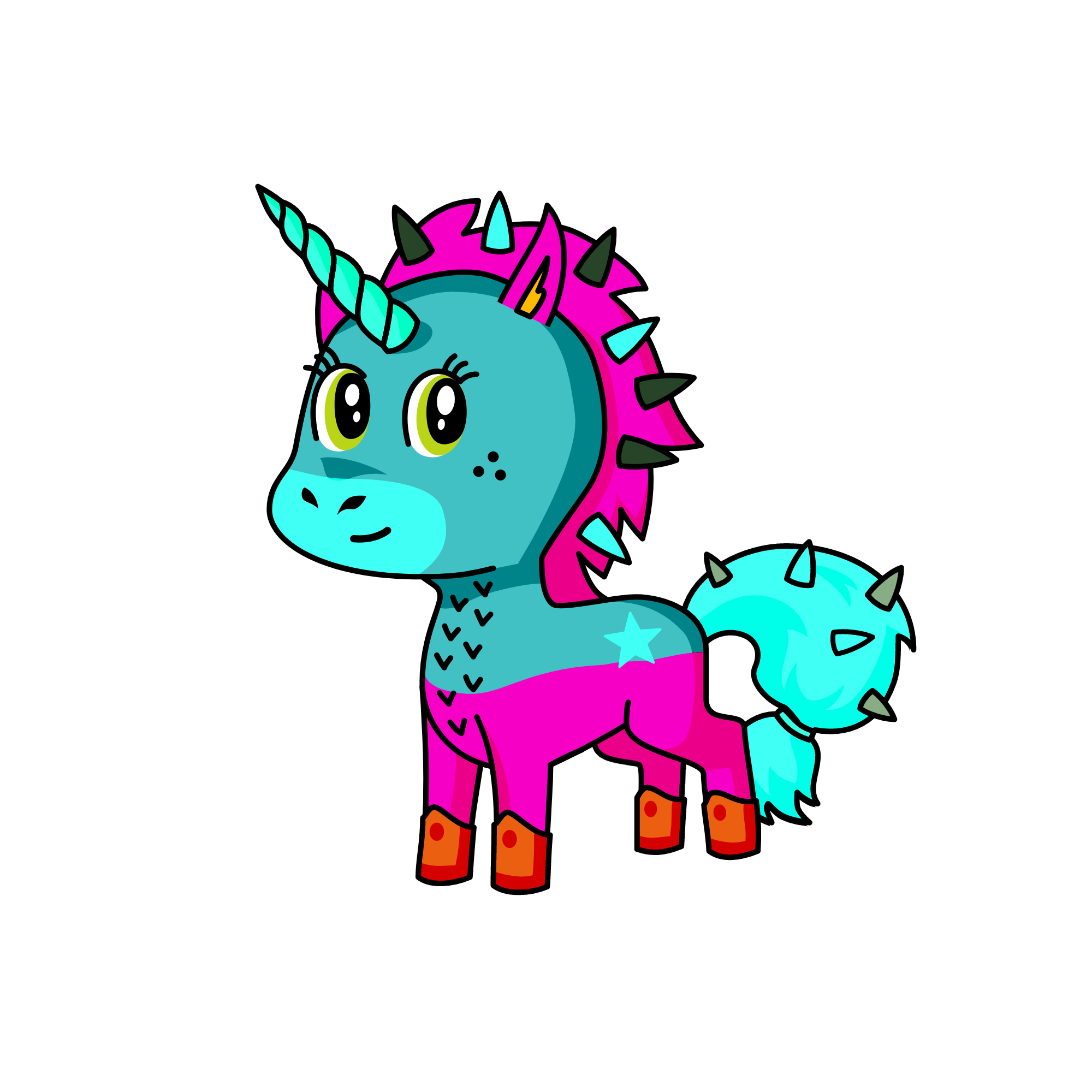sparcky, the unicorn