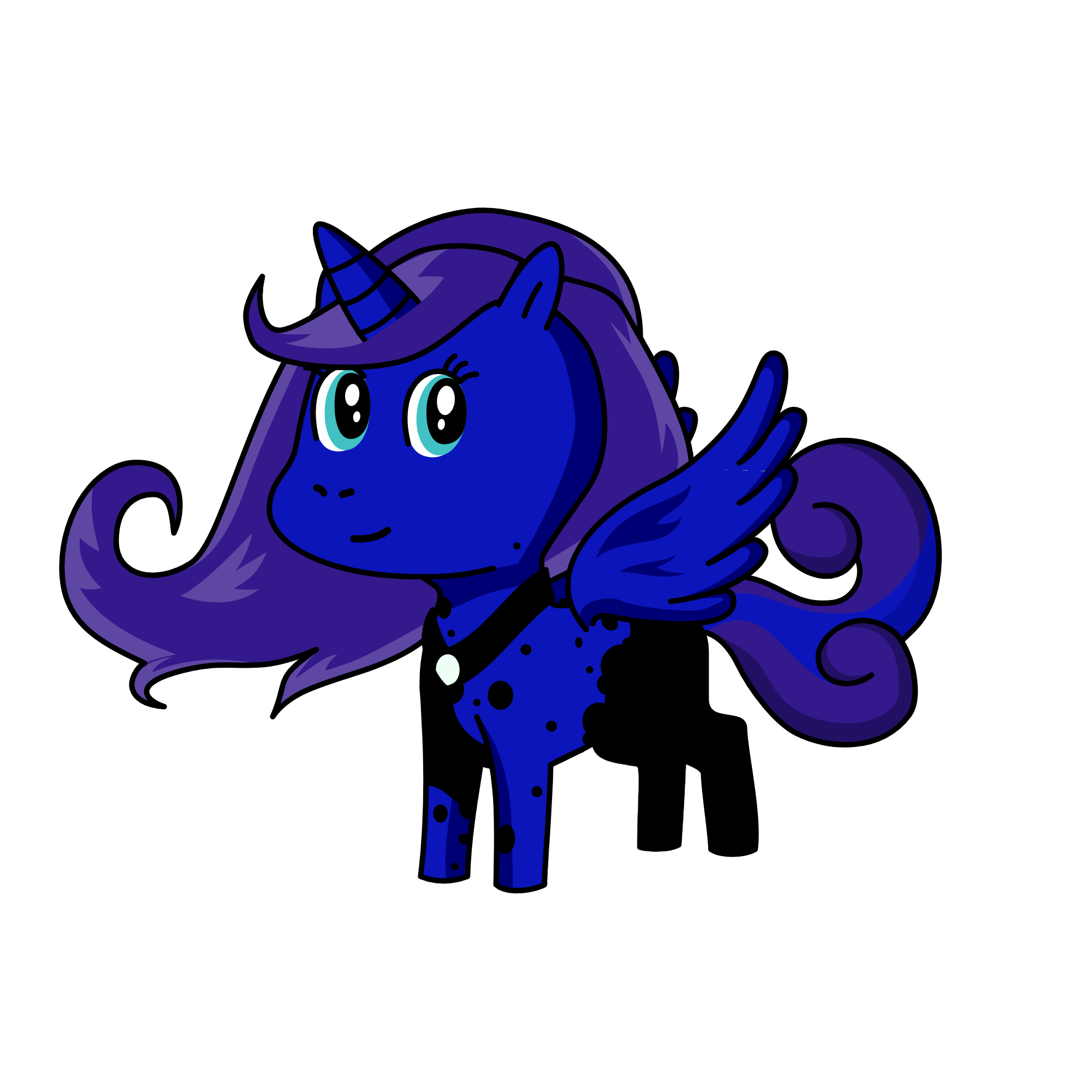 Princess Luna, the unicorn