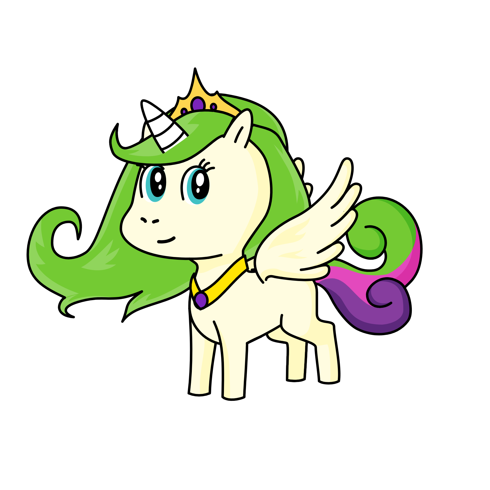 Princess Celesta, the unicorn