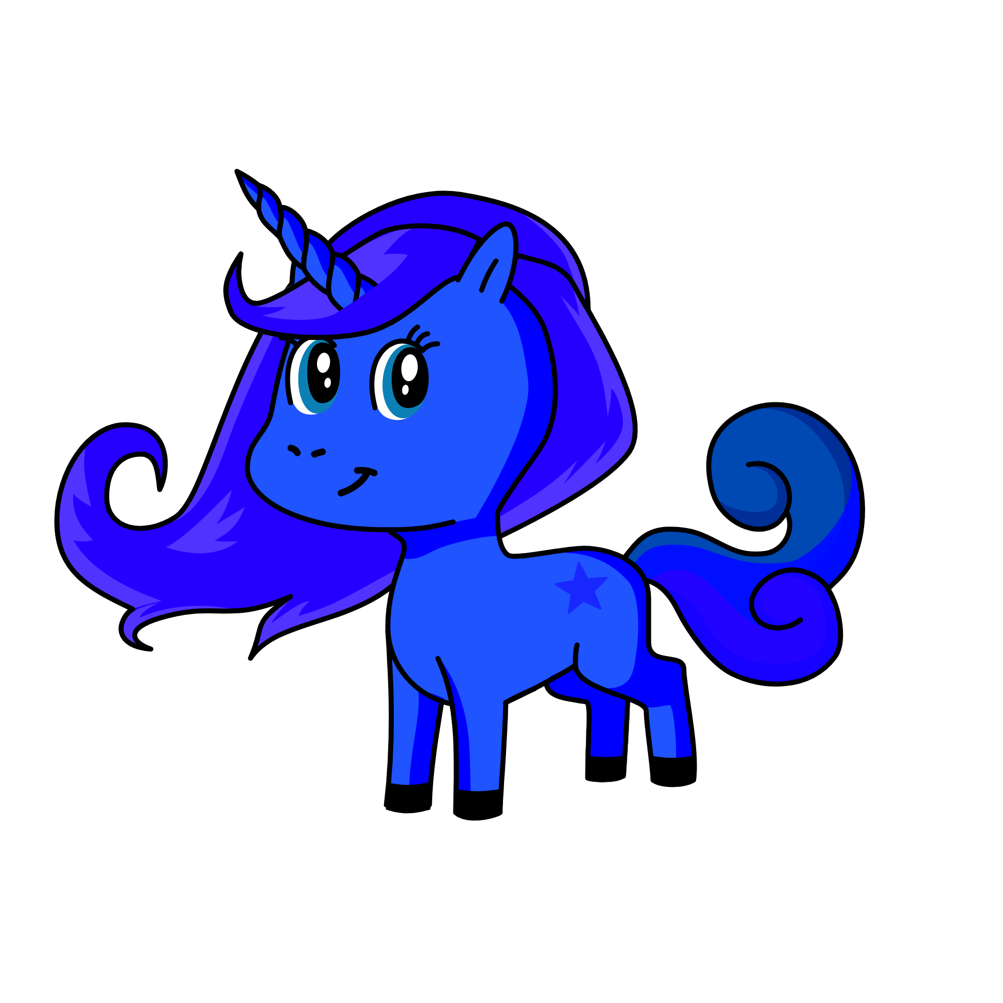 Princess Luna, the unicorn