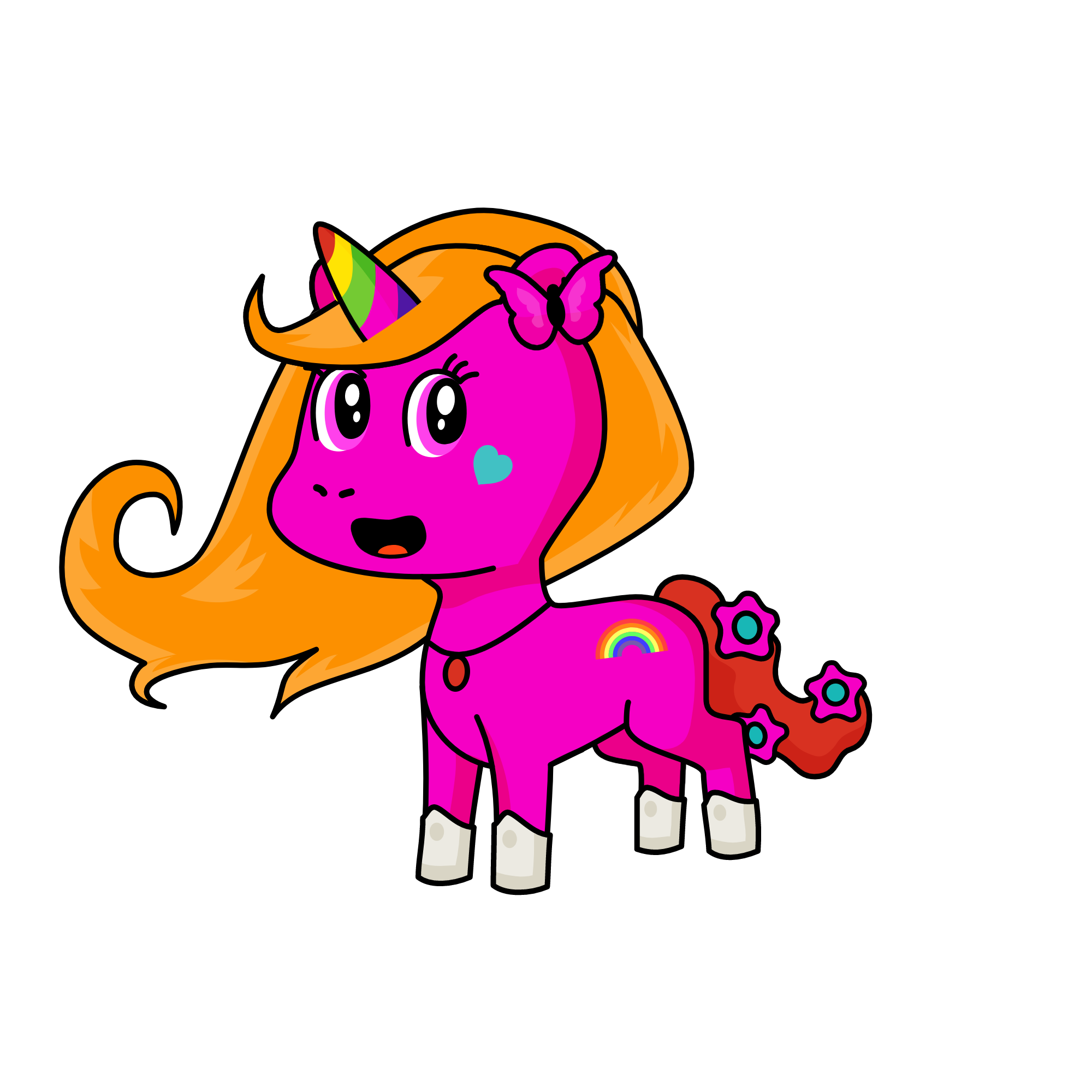 tina, the unicorn