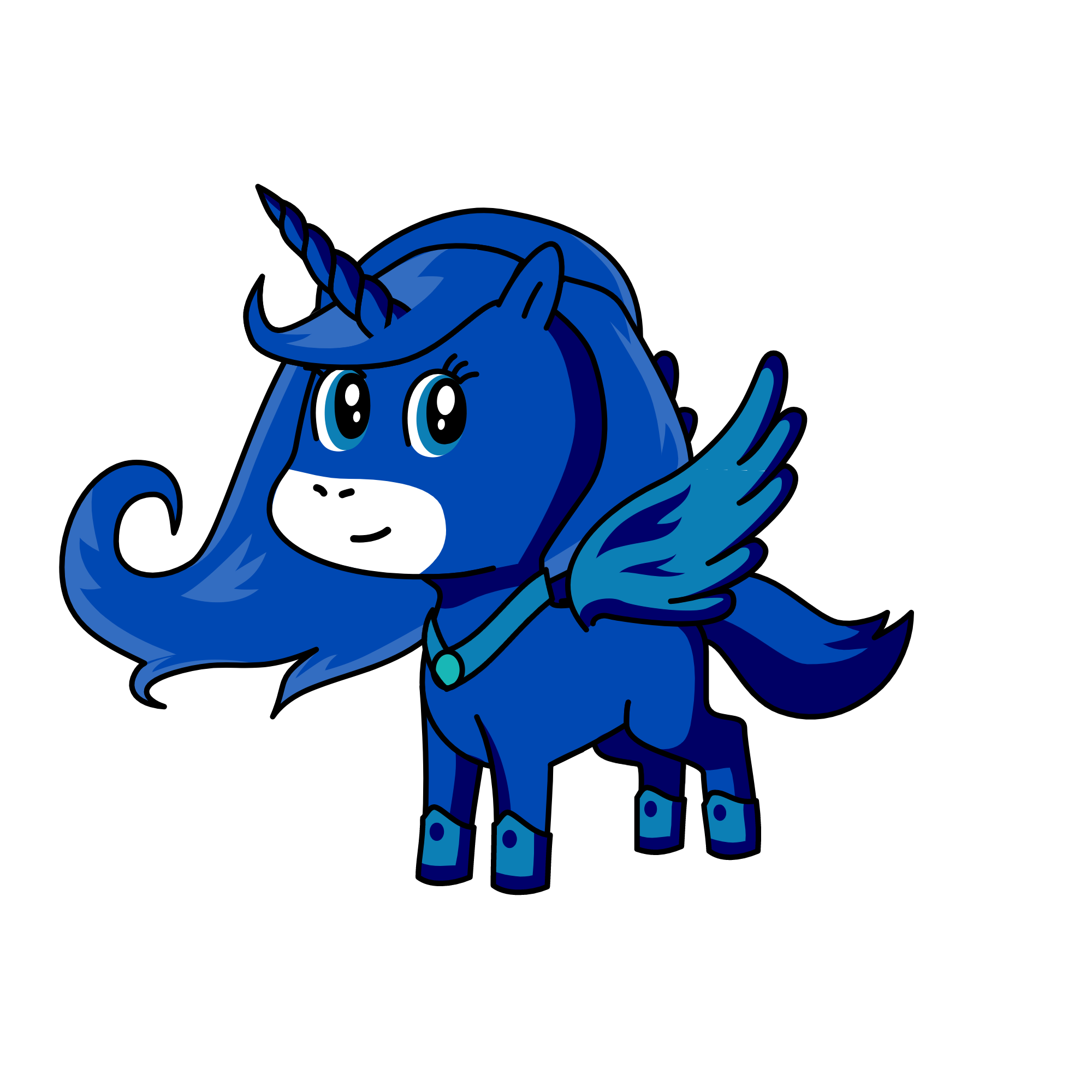 PRINSES LONA, the unicorn