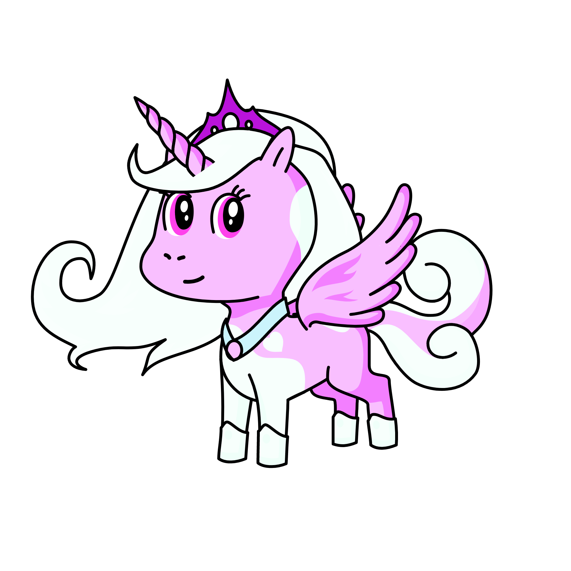 strawberry milk princess, the unicorn