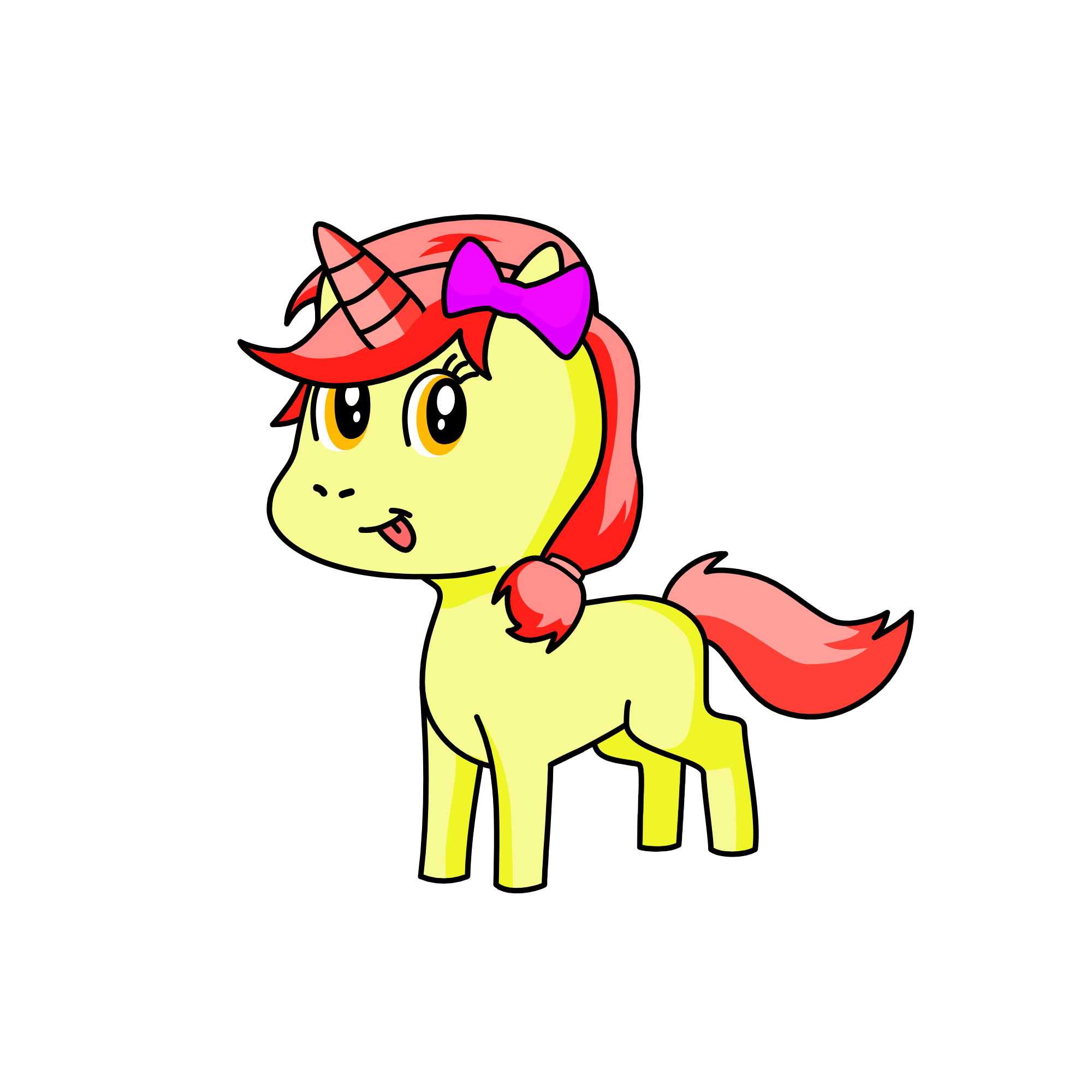 Apple blossom, the unicorn