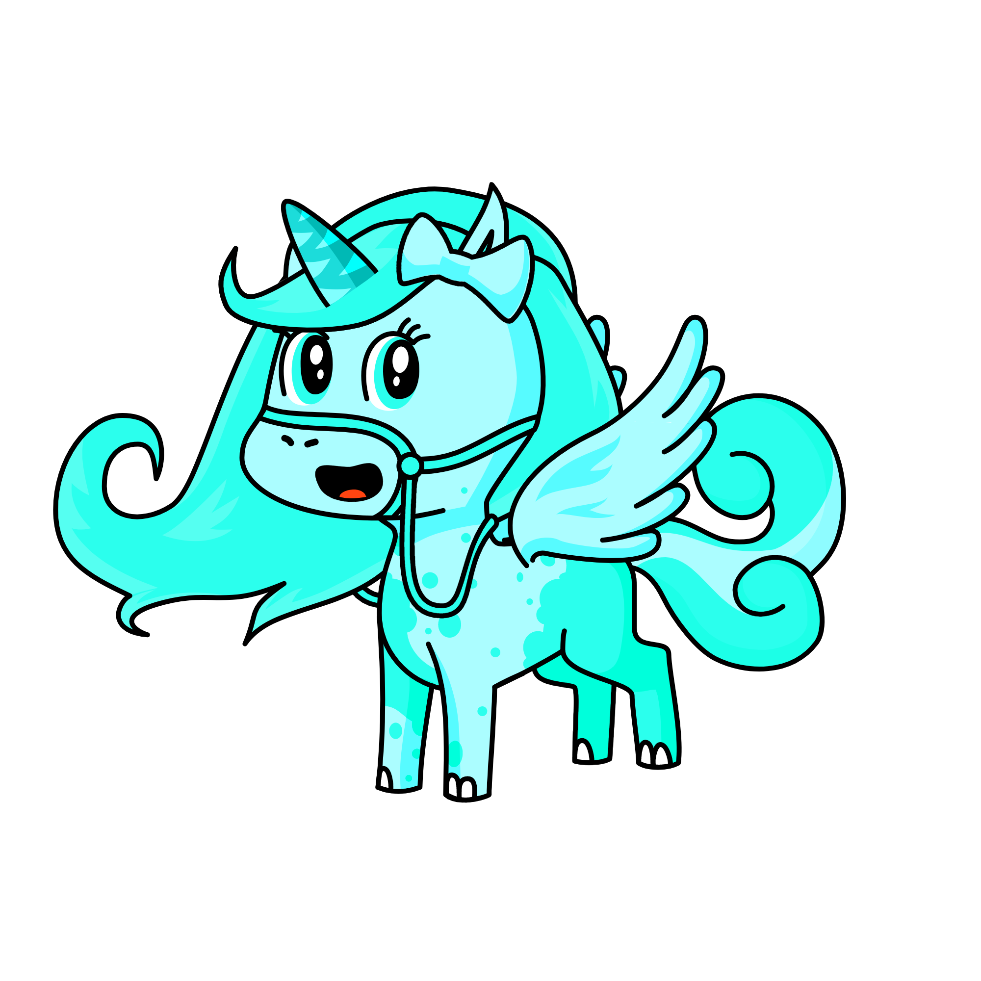 winter, the unicorn