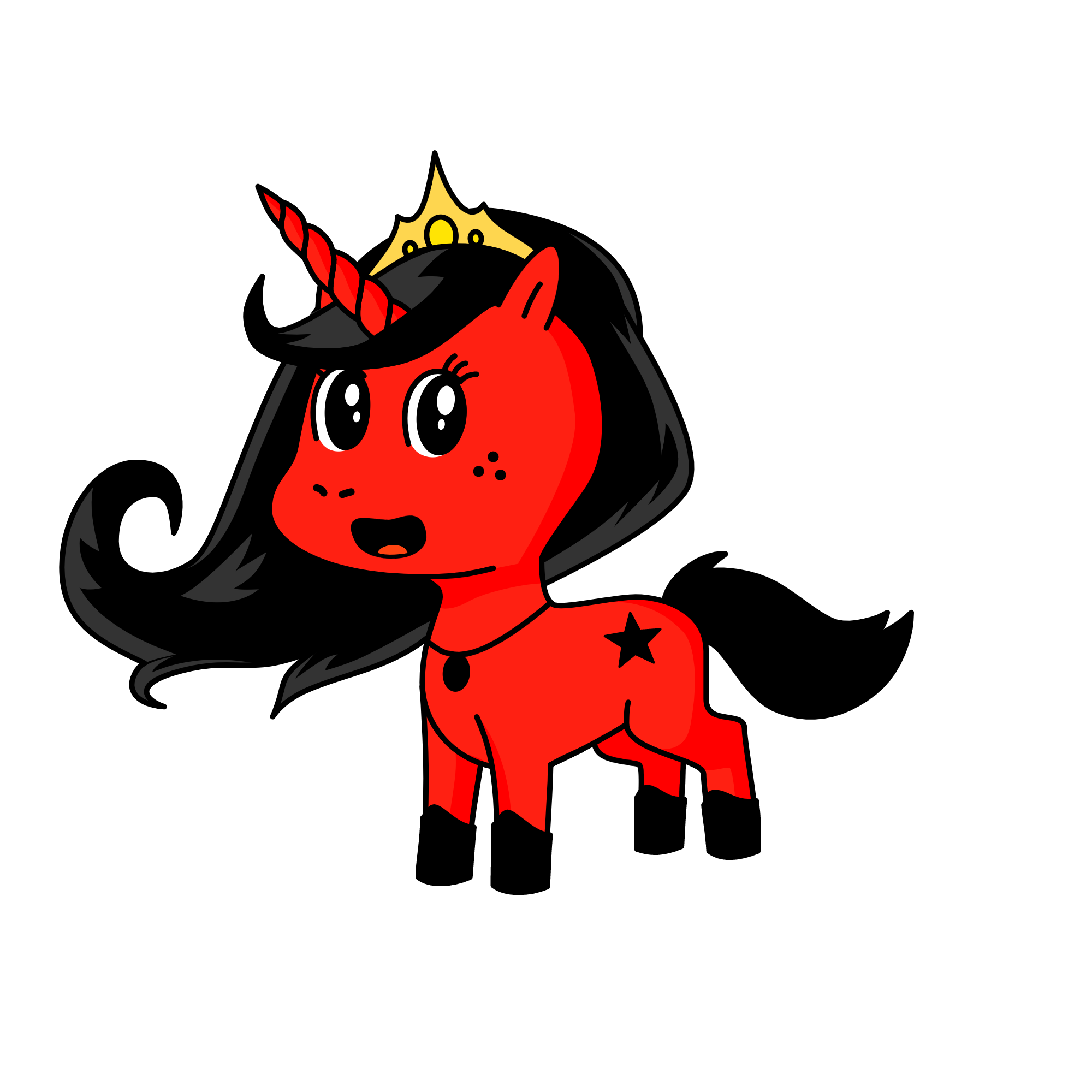 devil girl, the unicorn