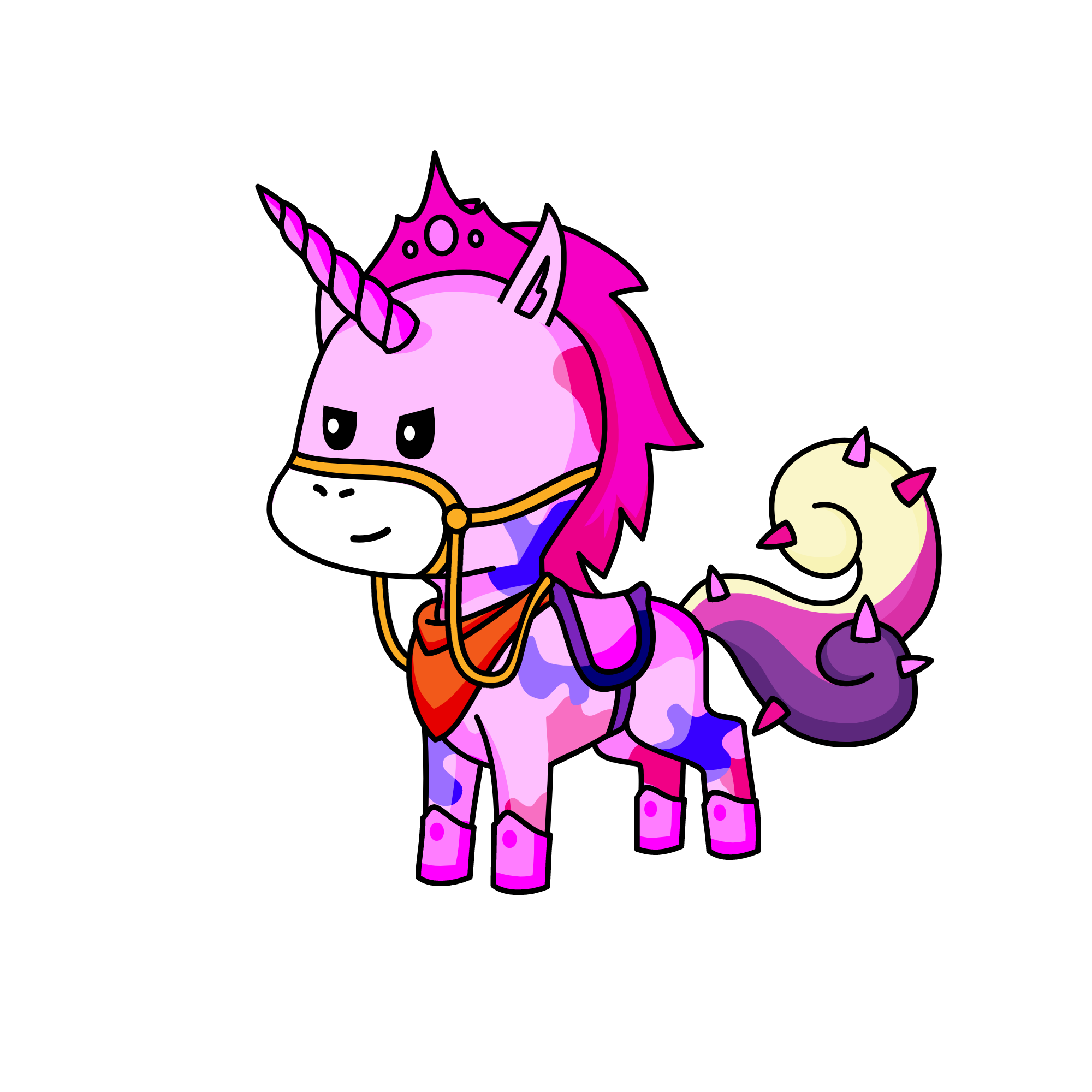 Pinky, the unicorn