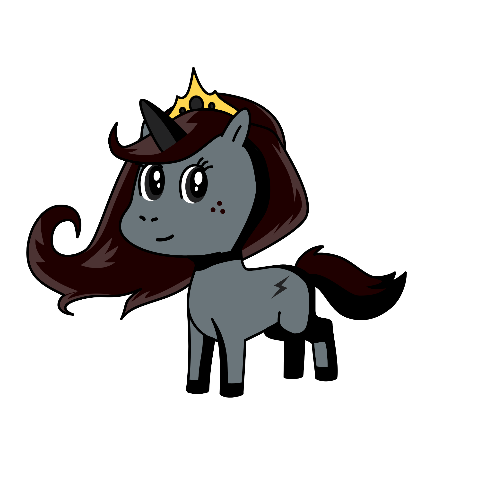 Princess Moonbeam, the unicorn