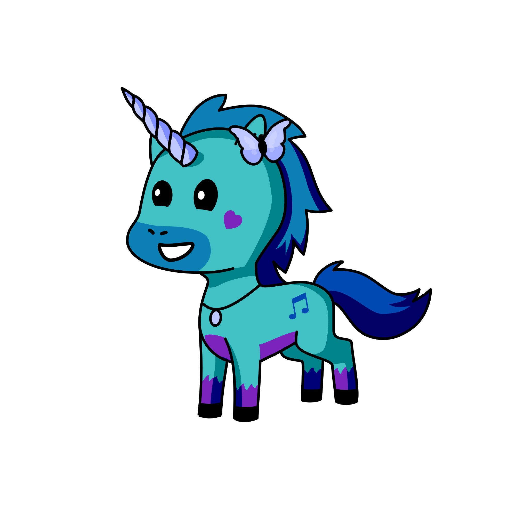Music Heart, the unicorn