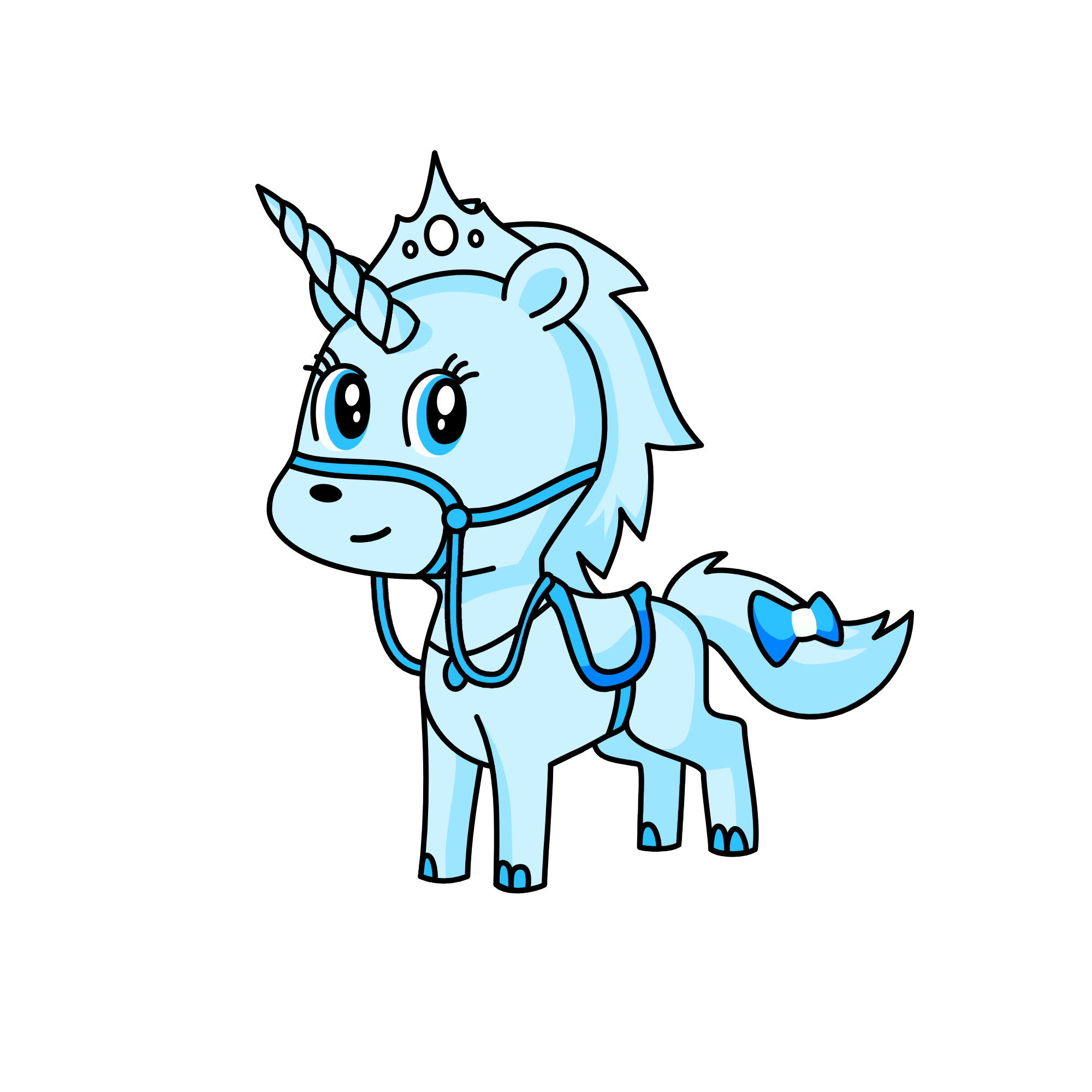 Snow Knock, the unicorn